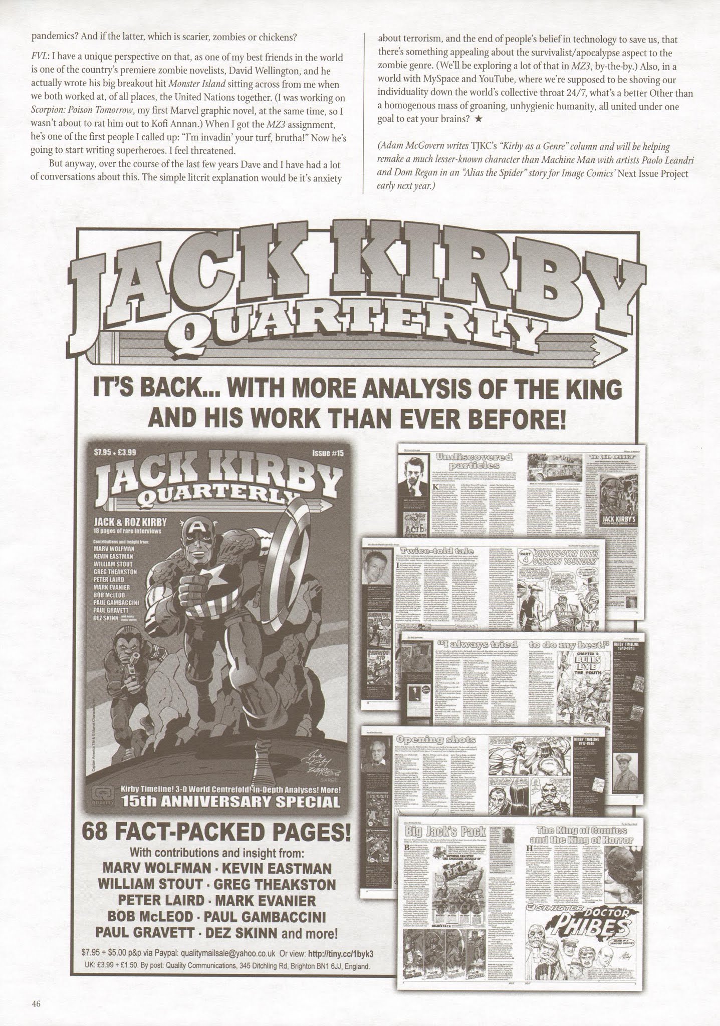 Read online The Jack Kirby Collector comic -  Issue #51 - 47