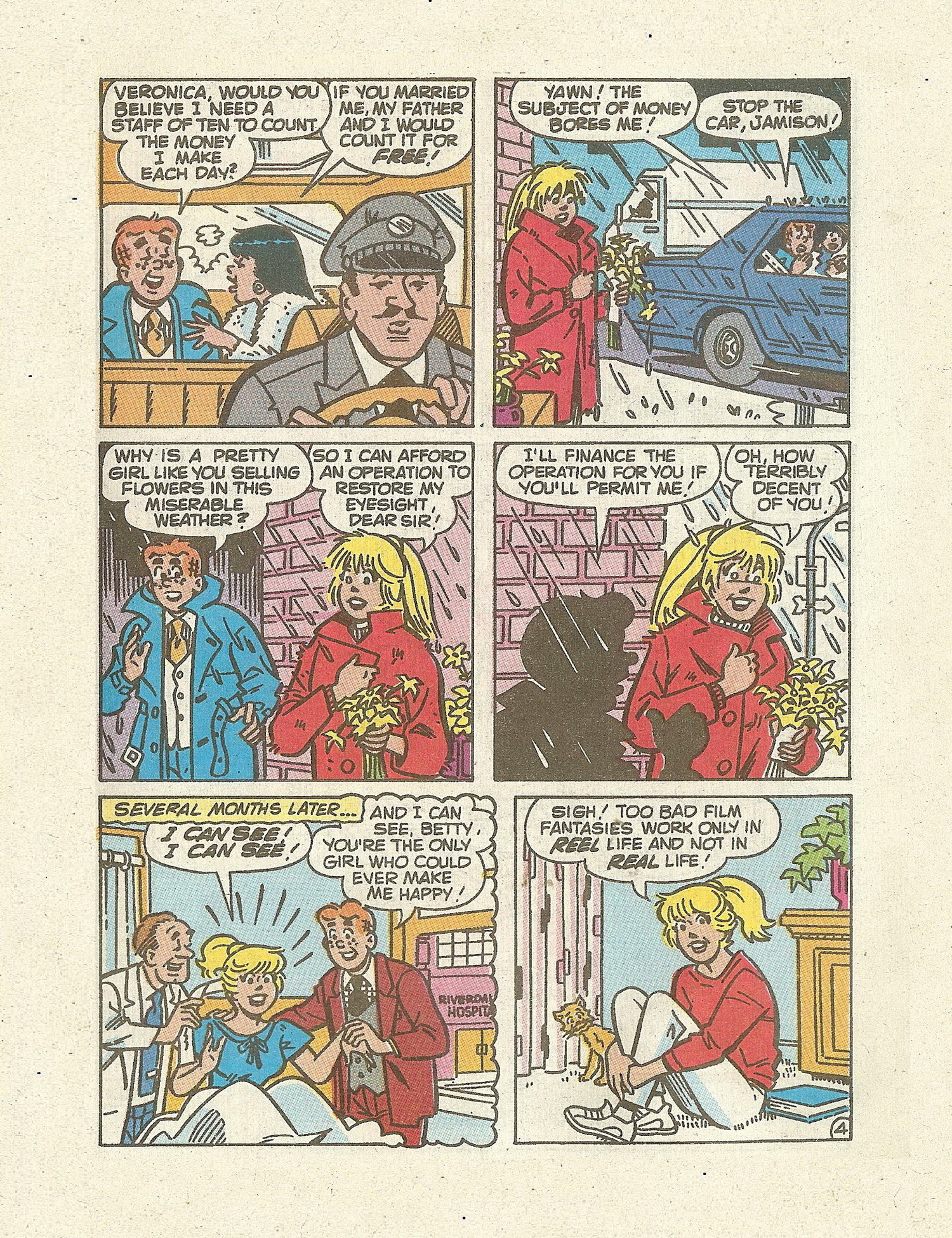 Read online Betty and Veronica Digest Magazine comic -  Issue #70 - 61