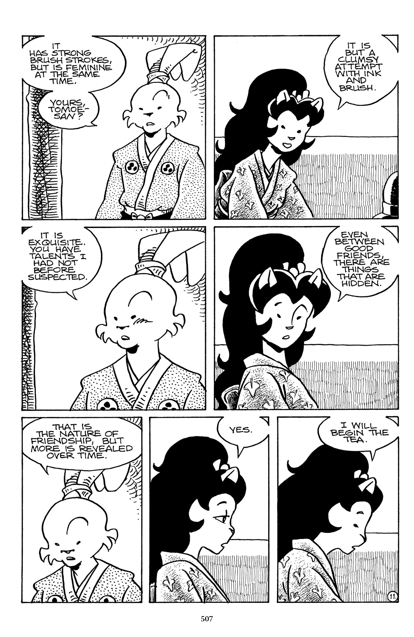 Read online The Usagi Yojimbo Saga comic -  Issue # TPB 5 - 501