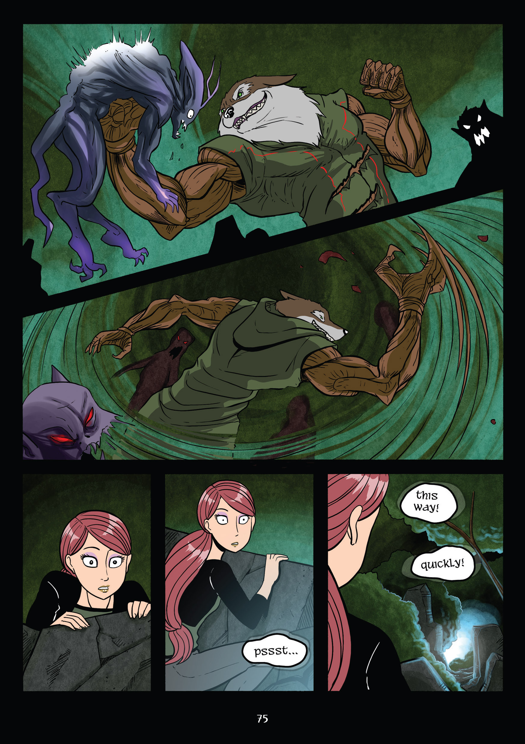 Read online Gunnerkrigg Court comic -  Issue # TPB 5 (Part 1) - 75