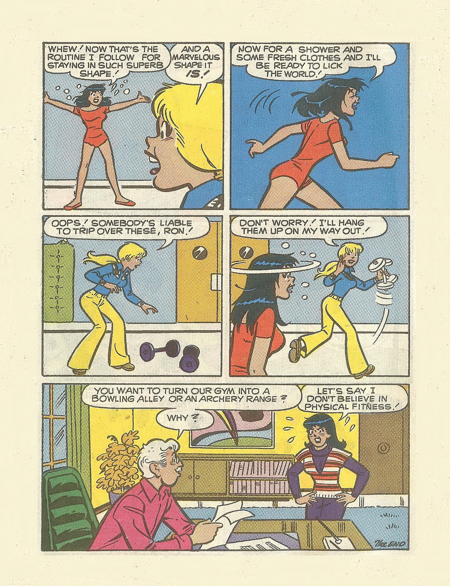 Read online Betty and Veronica Digest Magazine comic -  Issue #55 - 64