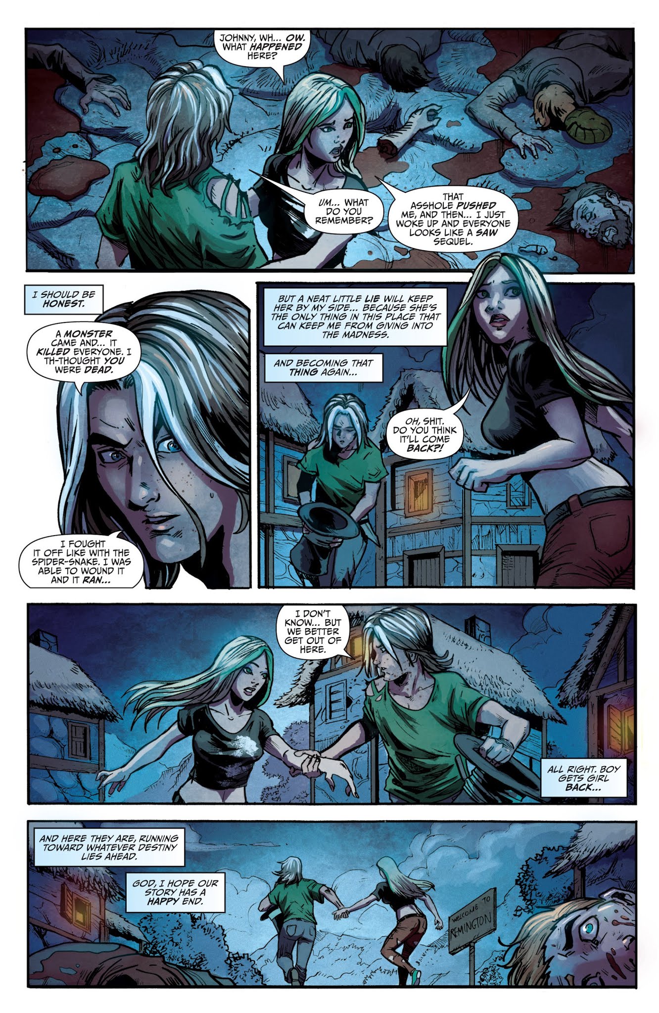 Read online Grimm Fairy Tales presents Wonderland: Through the Looking Glass comic -  Issue #5 - 6