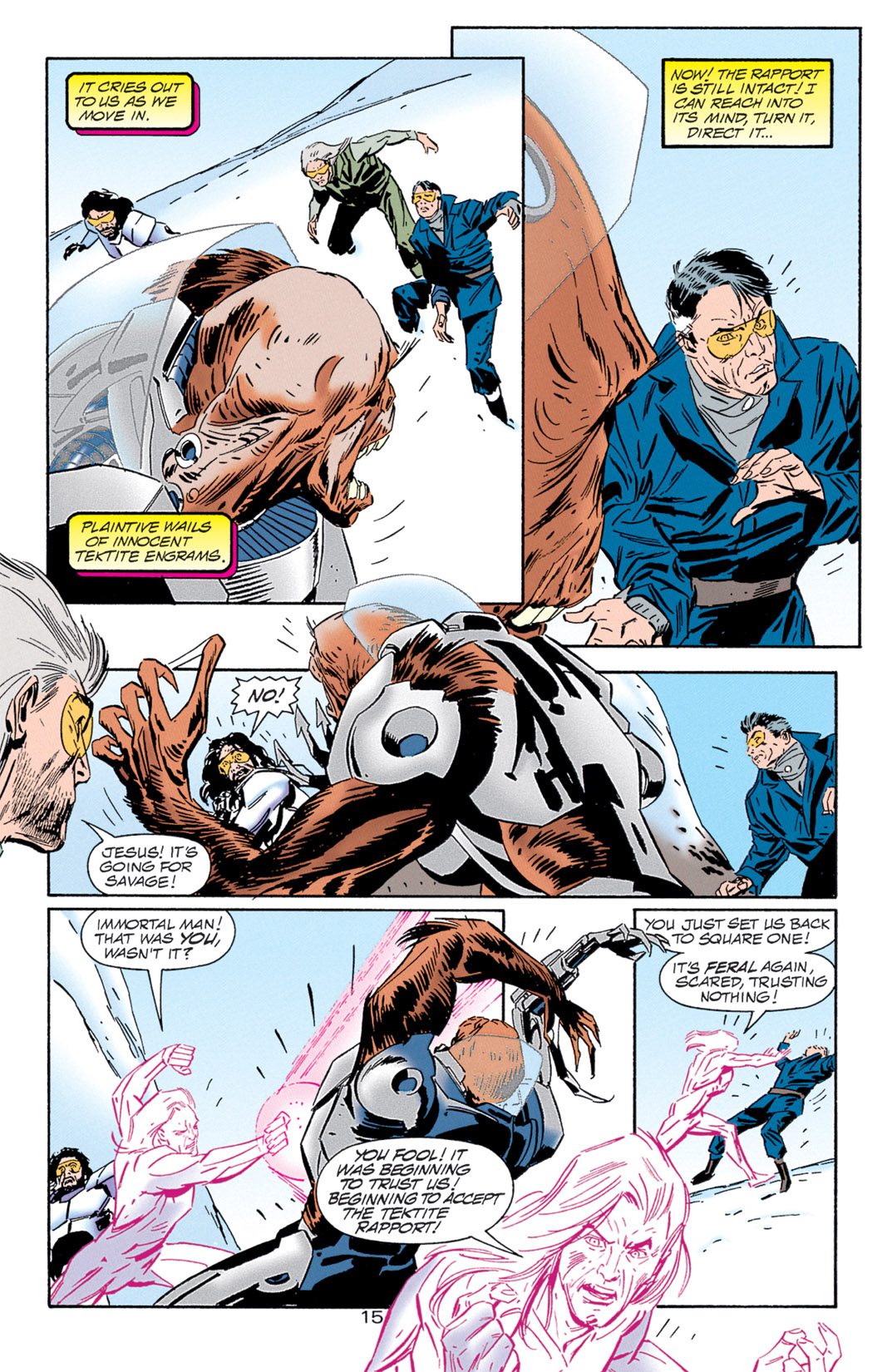 Read online Resurrection Man (1997) comic -  Issue #27 - 15