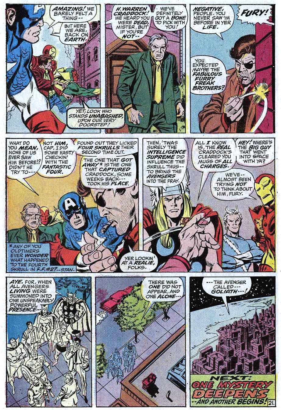 Read online The Avengers (1963) comic -  Issue #97 - 27