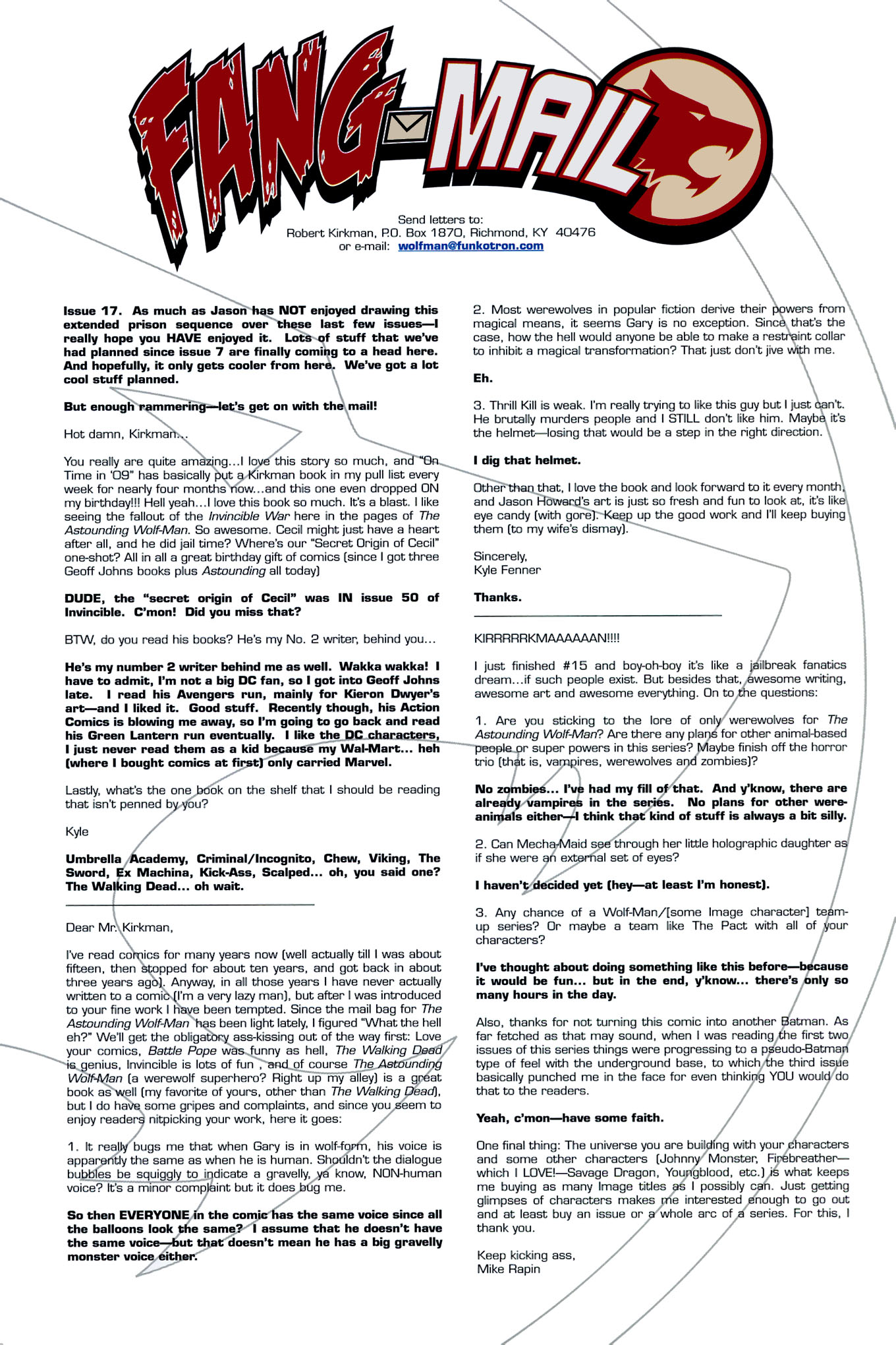 Read online The Astounding Wolf-Man comic -  Issue #17 - 23