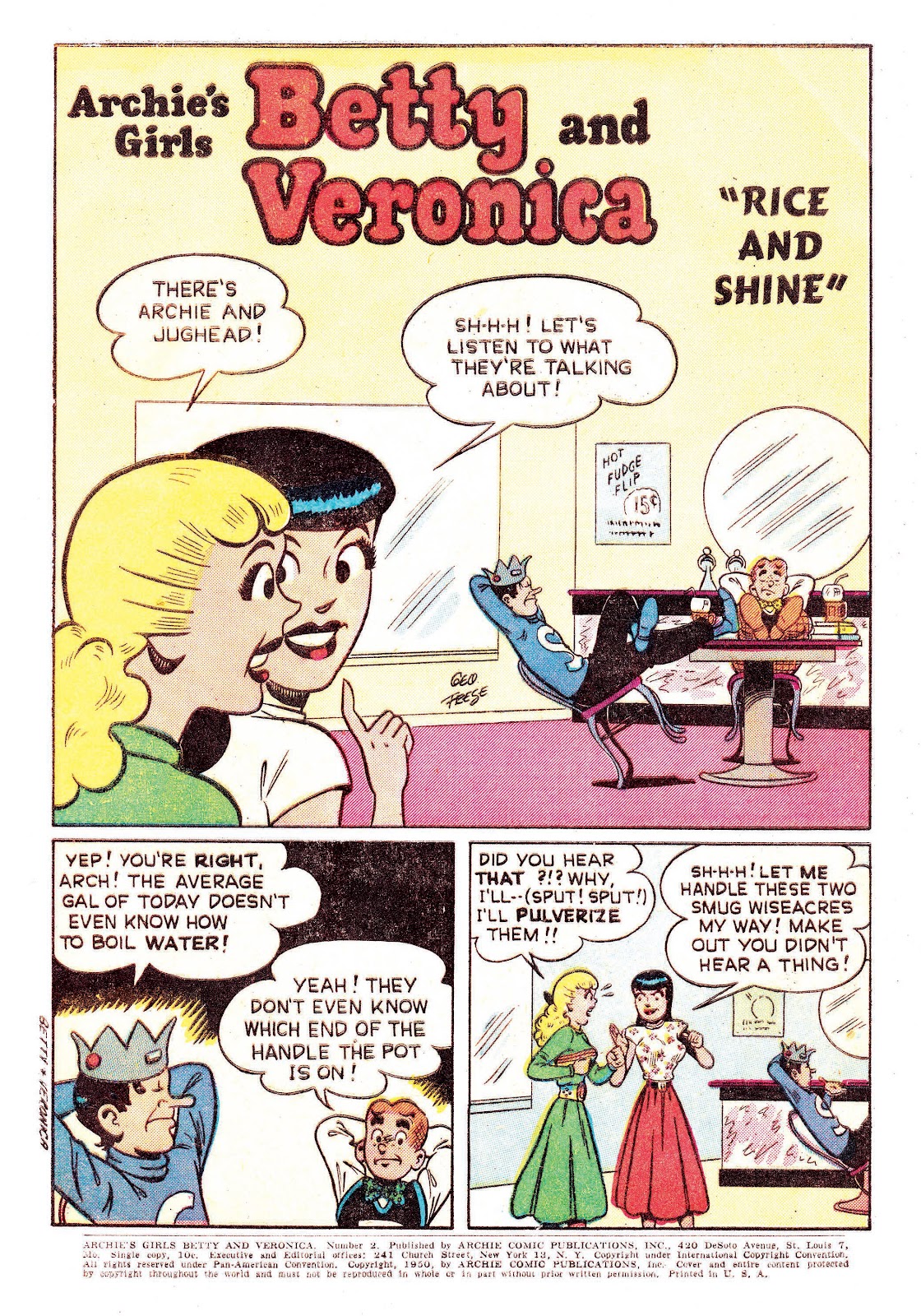 Archie's Girls Betty and Veronica issue 2 - Page 2