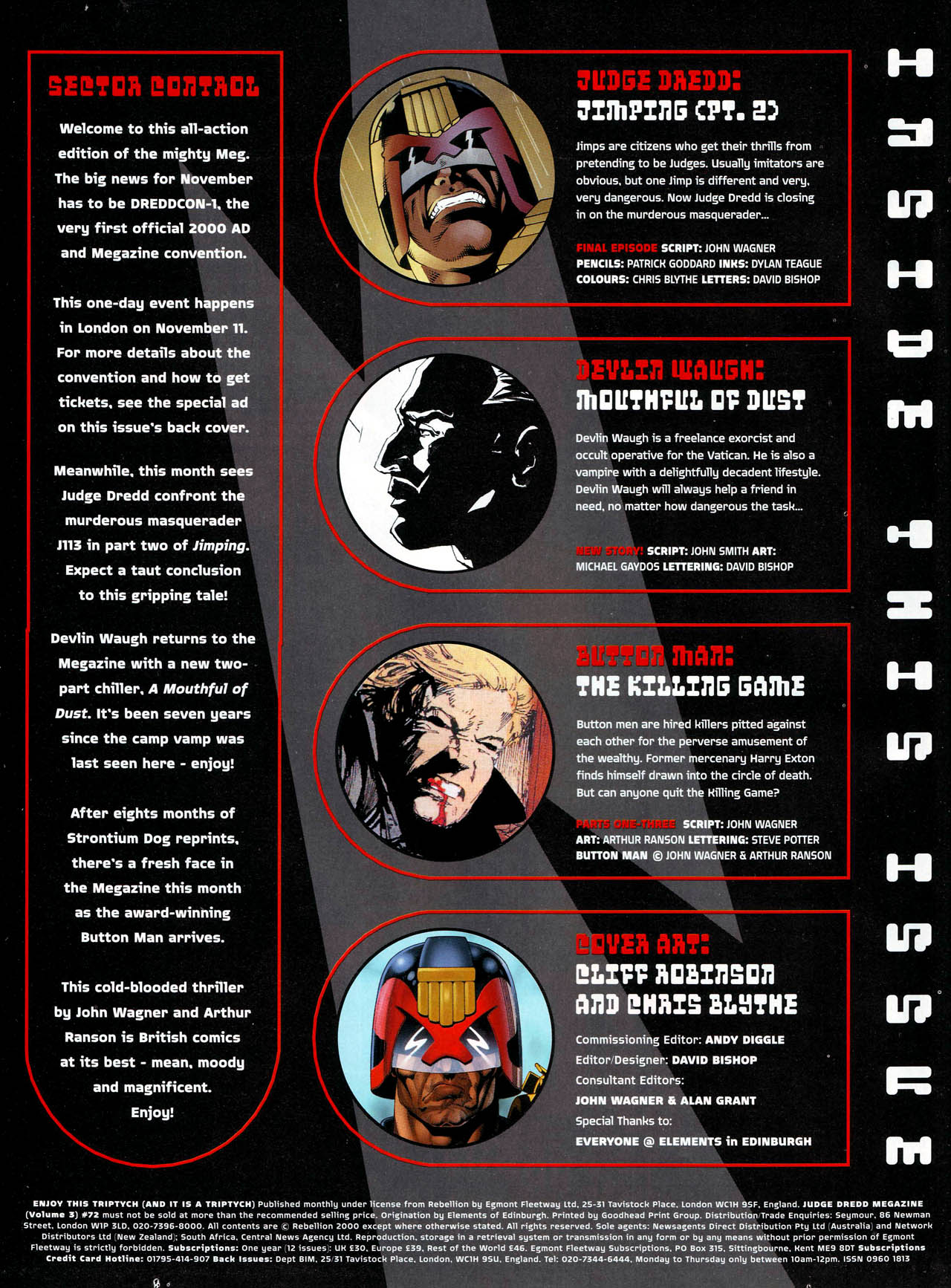 Read online Judge Dredd Megazine (vol. 3) comic -  Issue #72 - 2