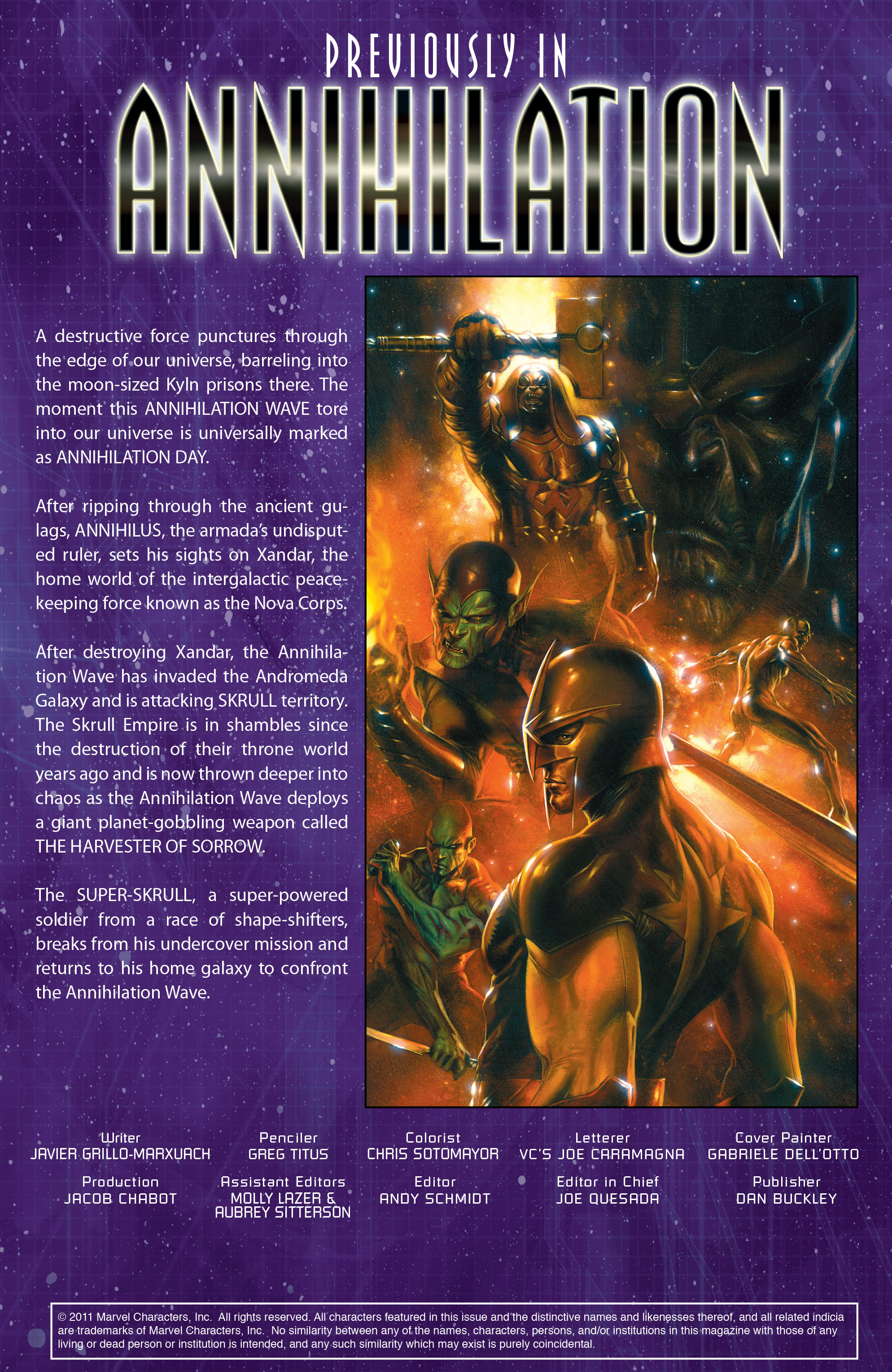 Read online Annihilation: Super-Skrull comic -  Issue #1 - 6