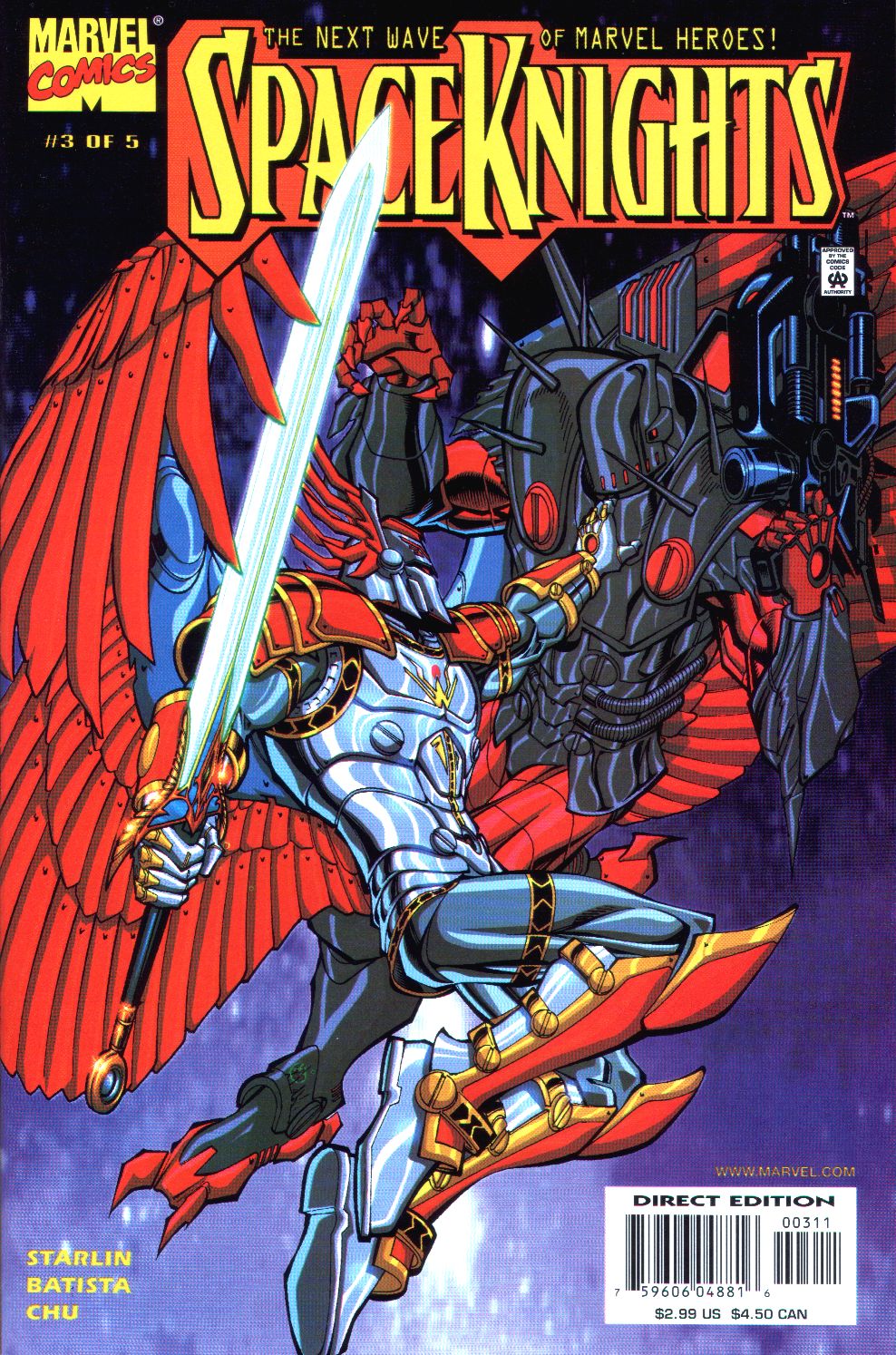 Read online Spaceknights (2000) comic -  Issue #3 - 1