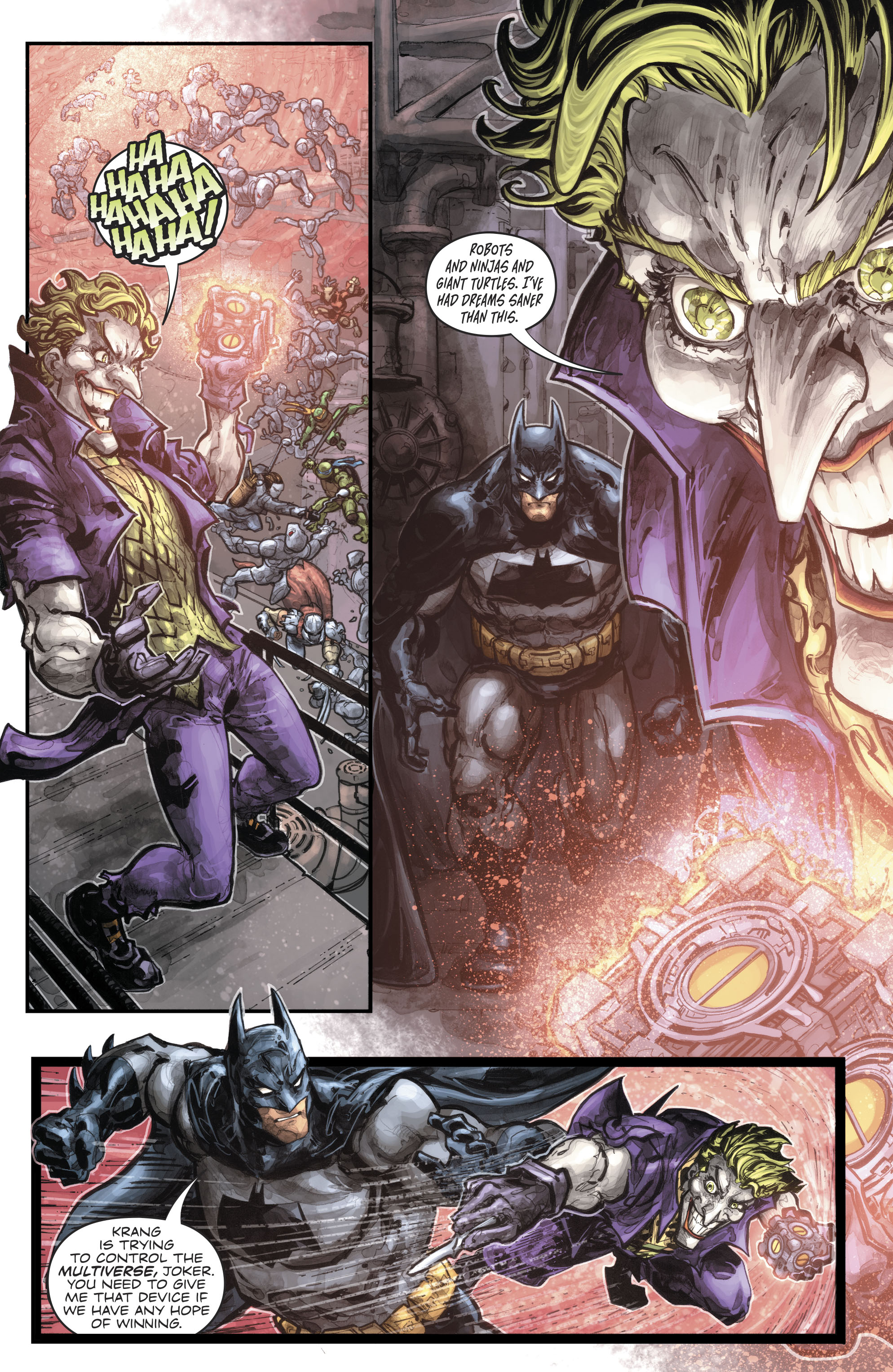 Read online Batman/Teenage Mutant Ninja Turtles III comic -  Issue #5 - 6