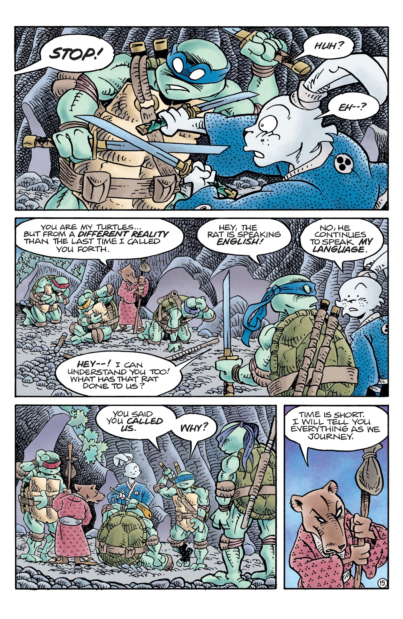 Read online Teenage Mutant Ninja Turtles/Usagi Yojimbo comic -  Issue # Full - 17