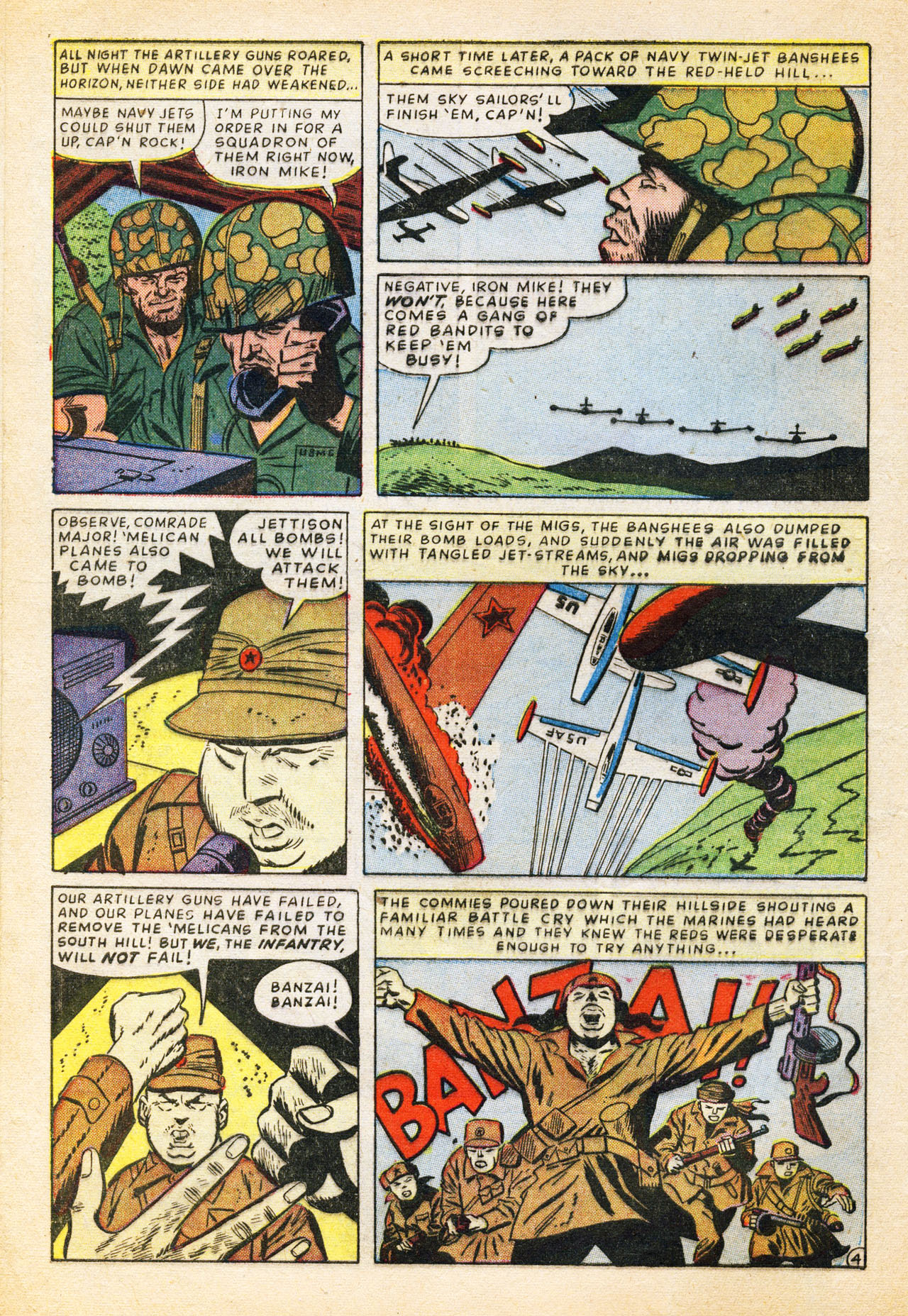 Read online Marines in Battle comic -  Issue #8 - 6