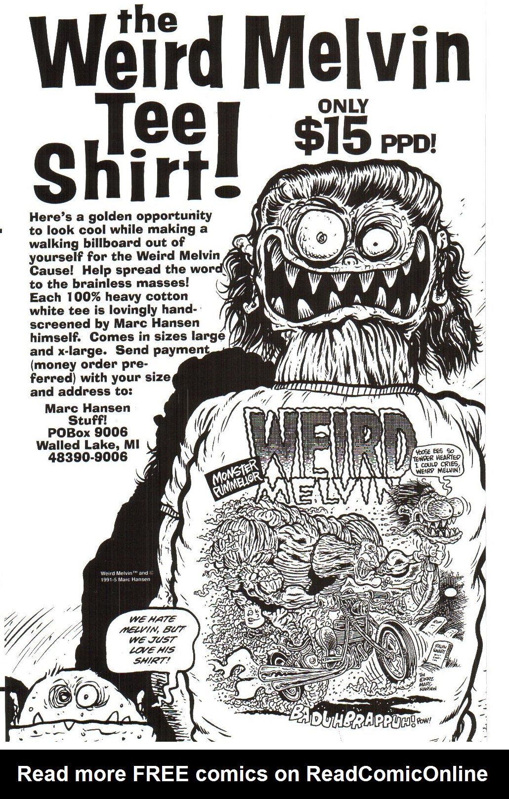 Read online Weird Melvin comic -  Issue #1 - 35