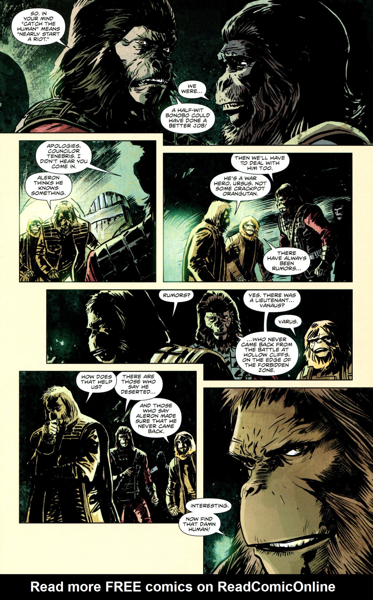 Read online Betrayal of the Planet of the Apes comic -  Issue #1 - 21
