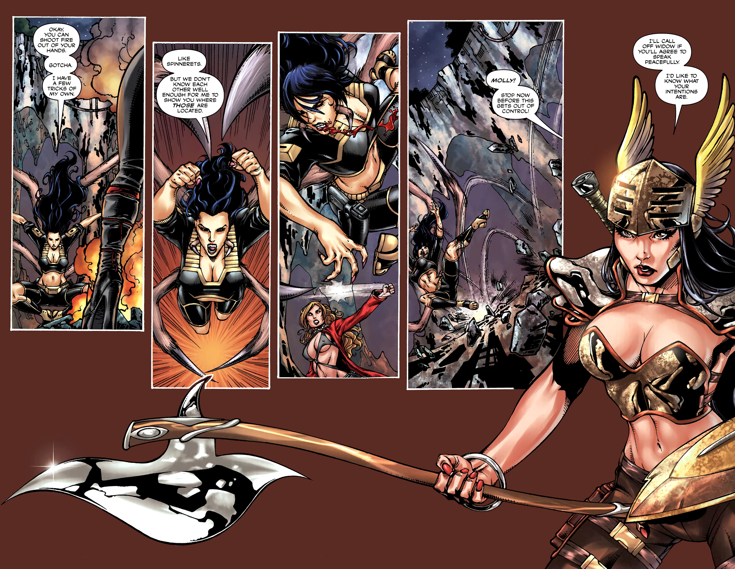 Read online War Goddess comic -  Issue #1 - 14