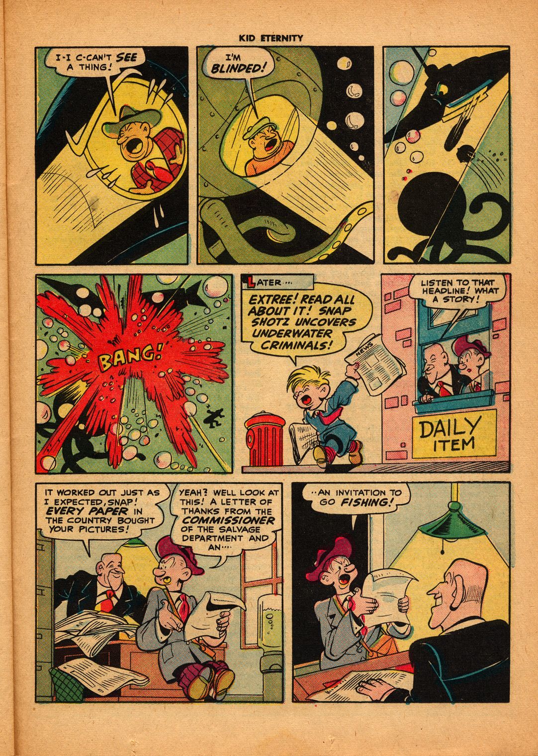 Read online Kid Eternity (1946) comic -  Issue #5 - 33