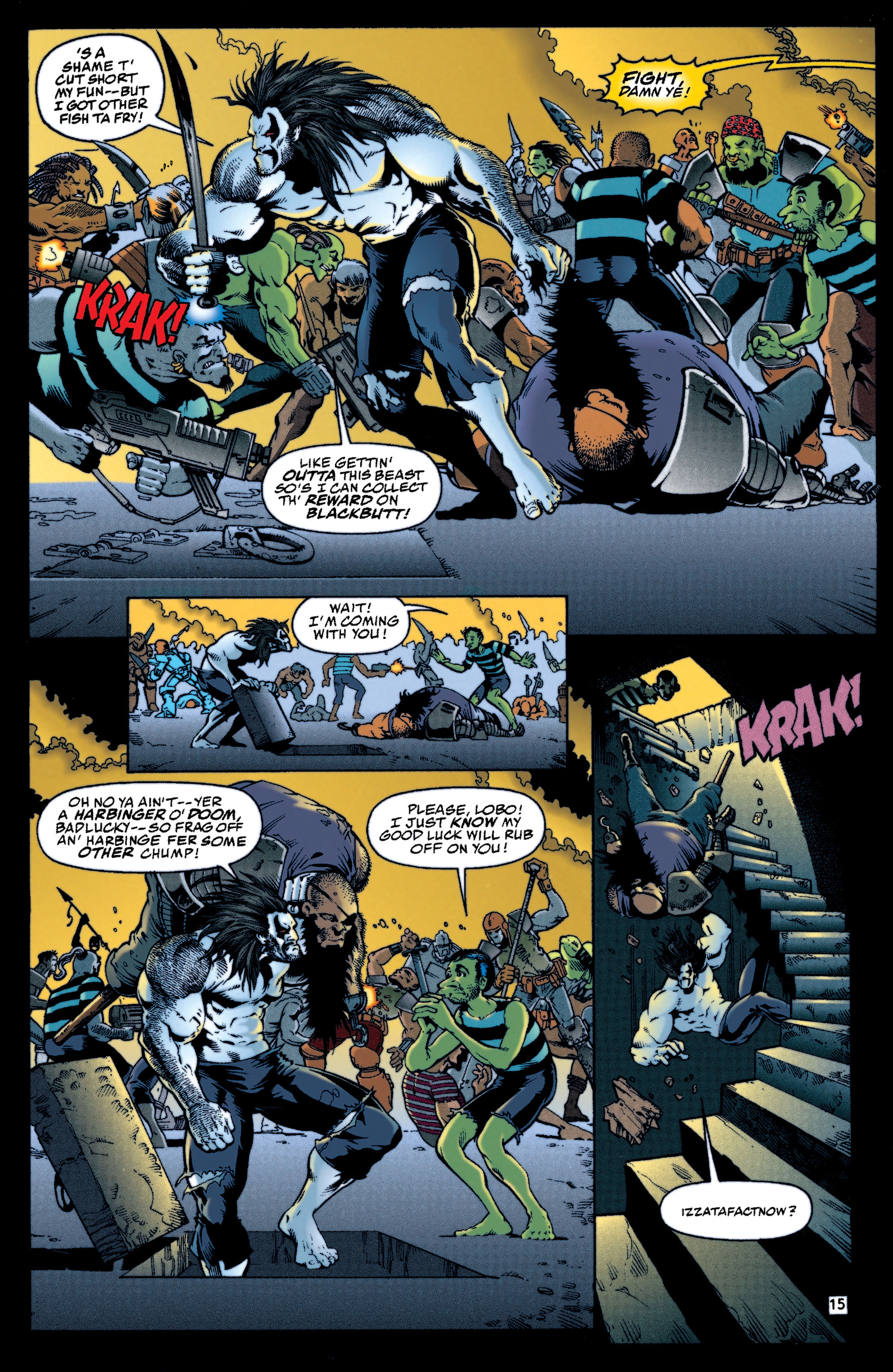 Read online Lobo (1993) comic -  Issue #40 - 16