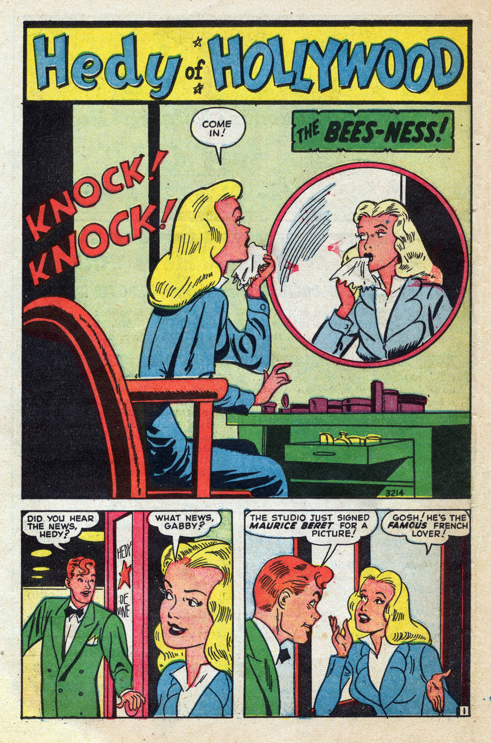 Read online Hedy Of Hollywood Comics comic -  Issue #40 - 26
