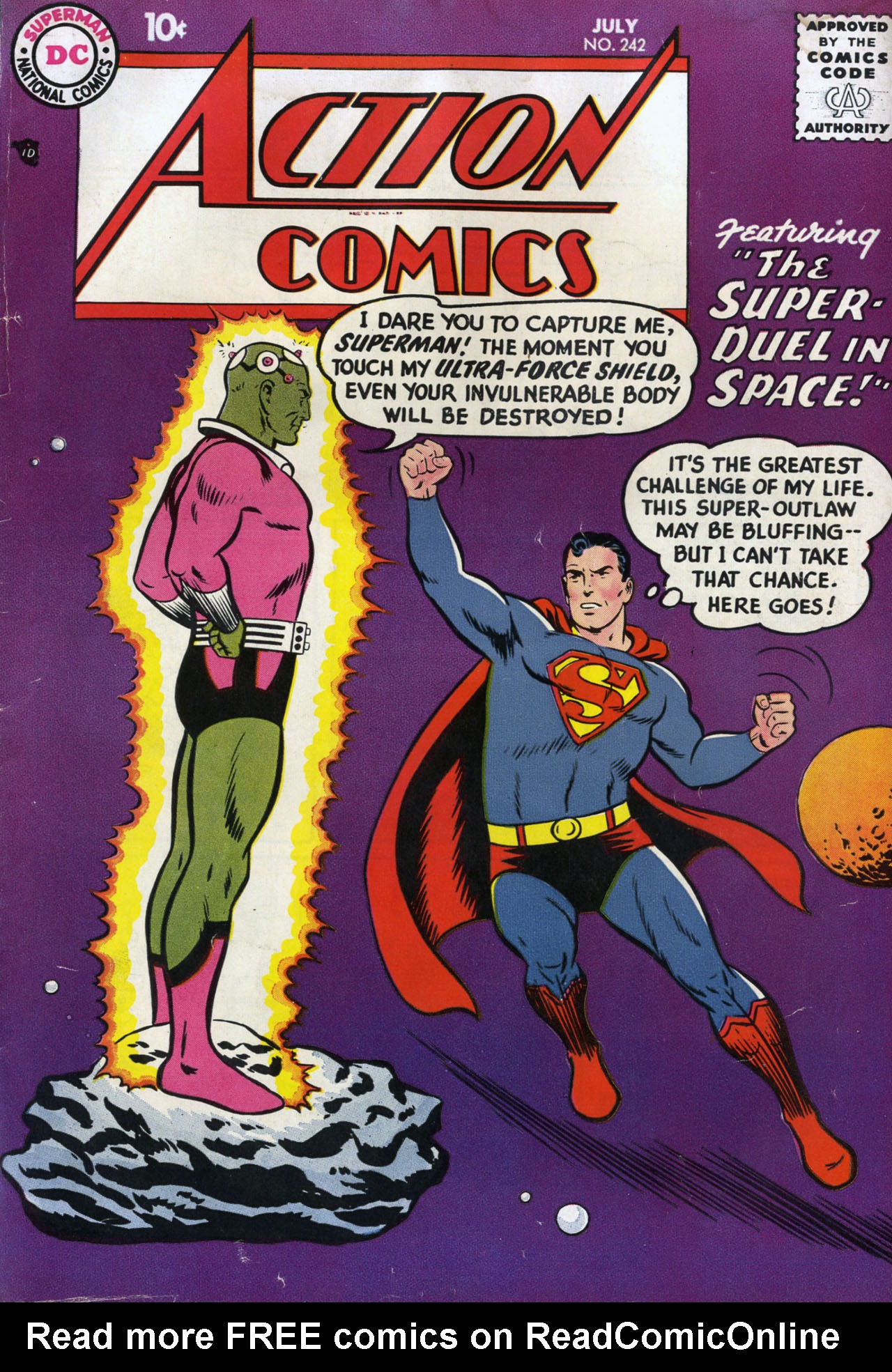 Read online Action Comics (1938) comic -  Issue #242 - 1