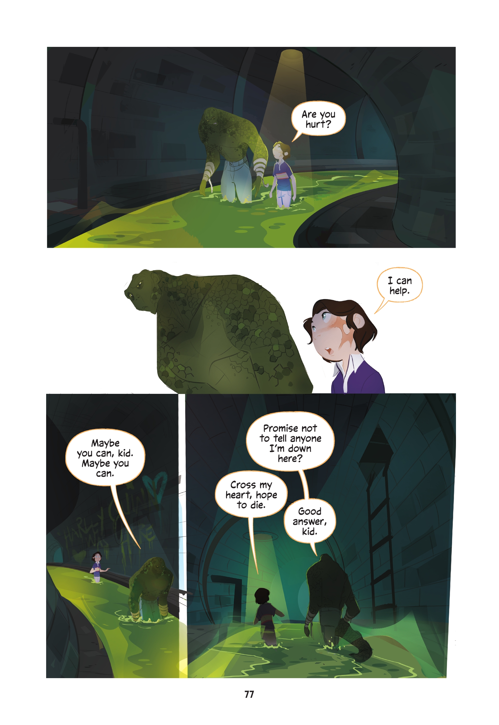 Read online My Buddy, Killer Croc comic -  Issue # TPB (Part 1) - 74