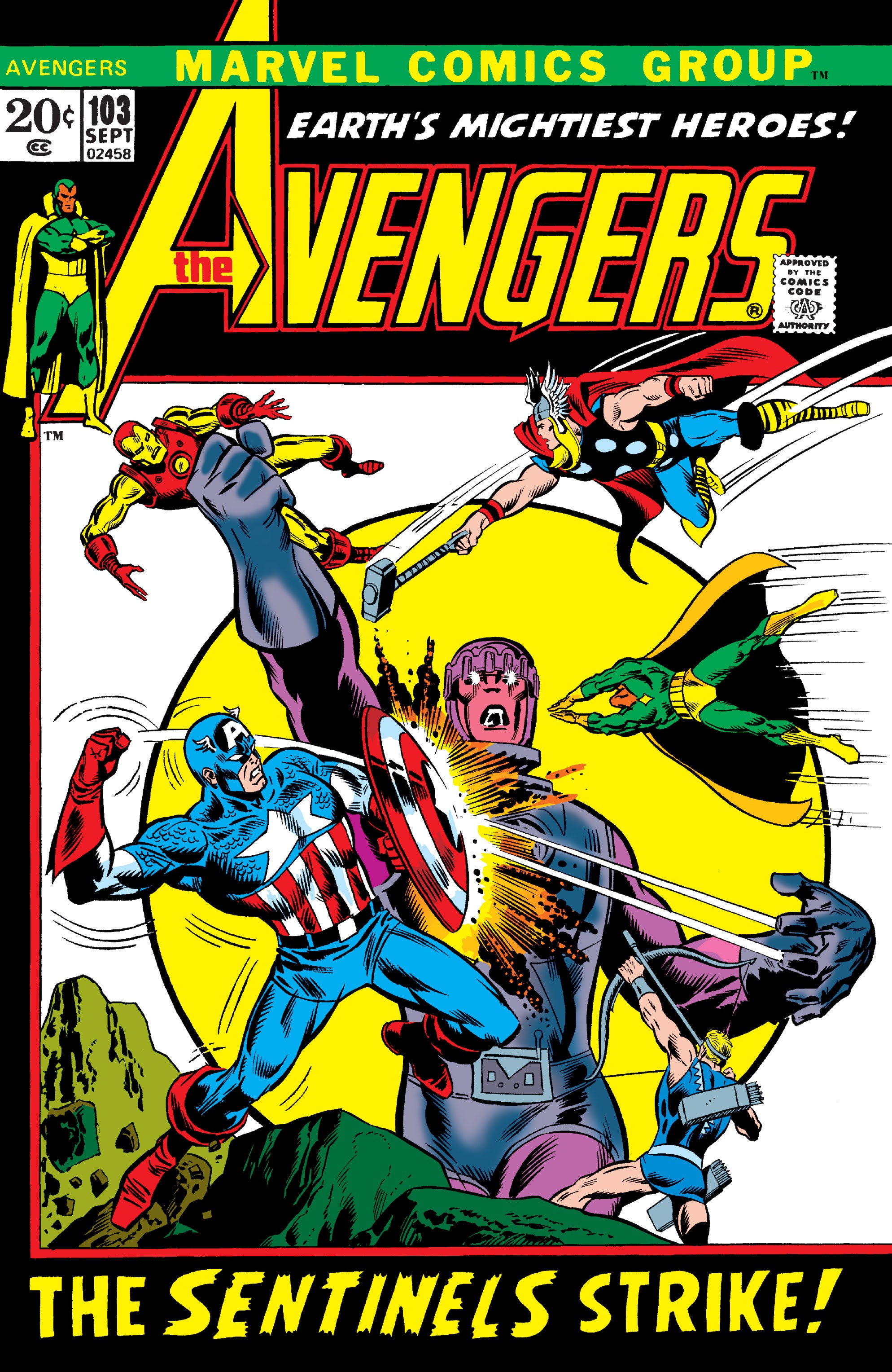 Read online The Avengers (1963) comic -  Issue #103 - 1