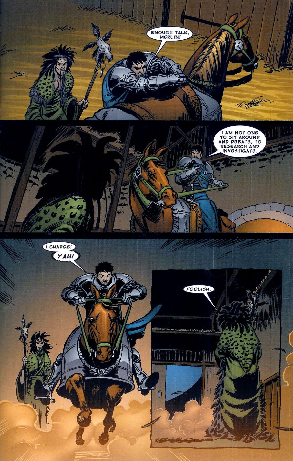 Read online Dracula vs King Arthur comic -  Issue #2 - 13