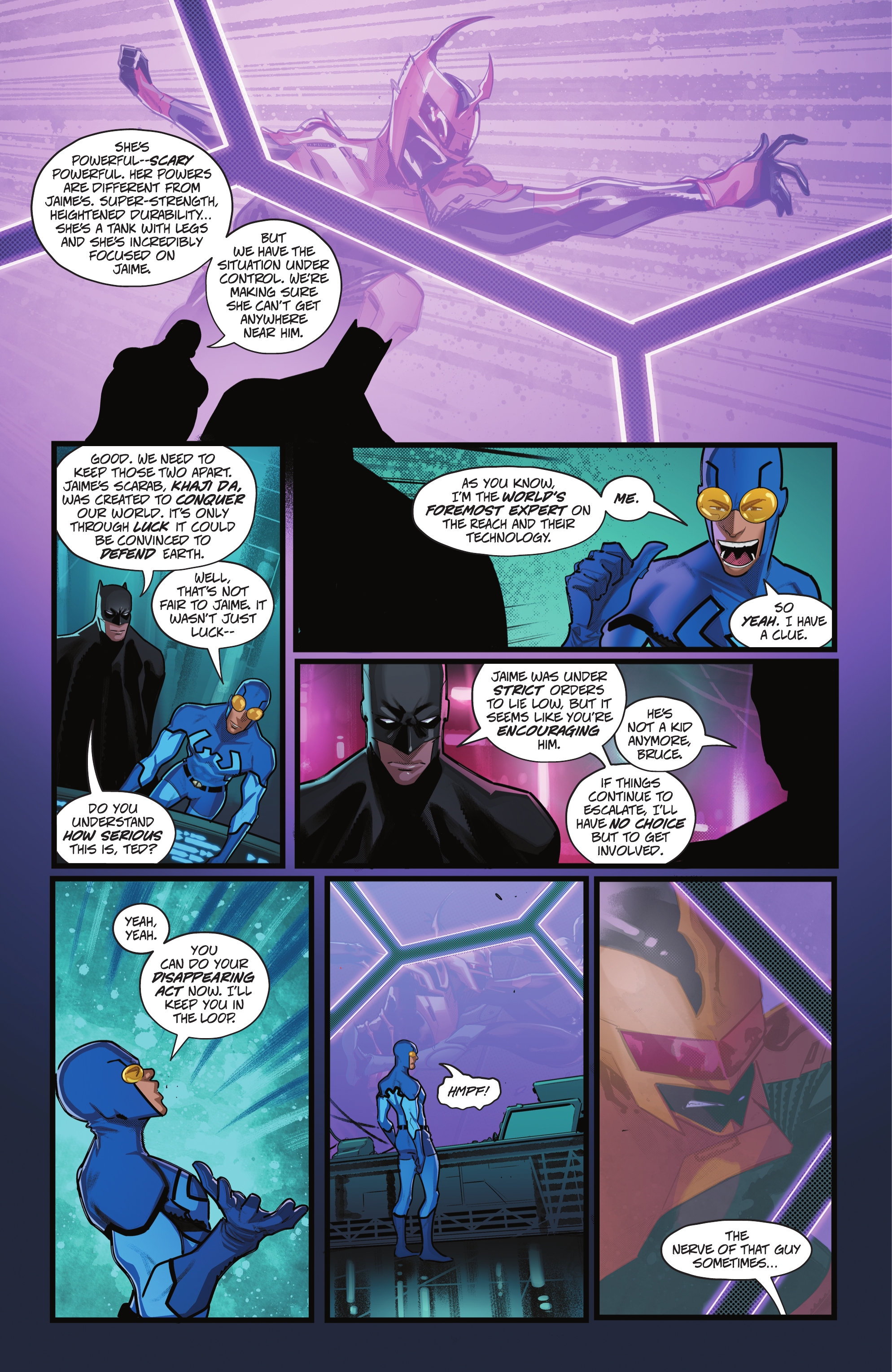 Read online Blue Beetle: Graduation Day comic -  Issue #3 - 4