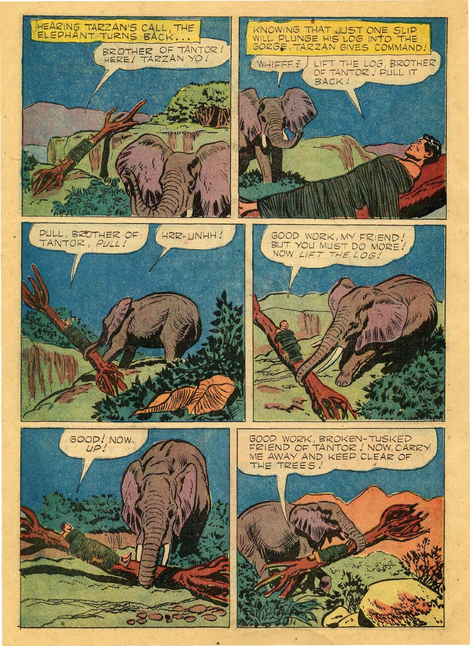 Read online Tarzan (1948) comic -  Issue #90 - 10
