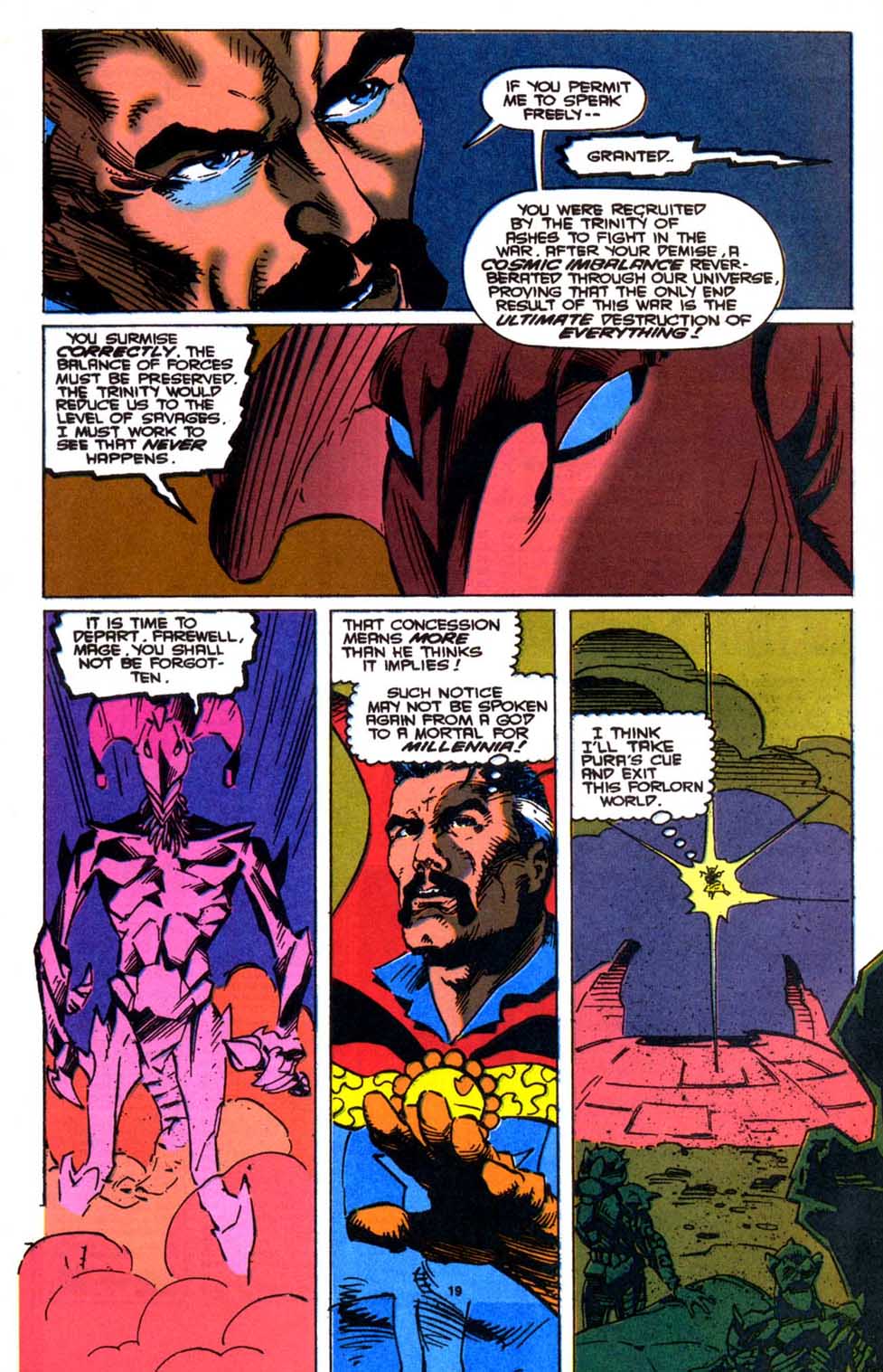 Read online Doctor Strange: Sorcerer Supreme comic -  Issue #58 - 19