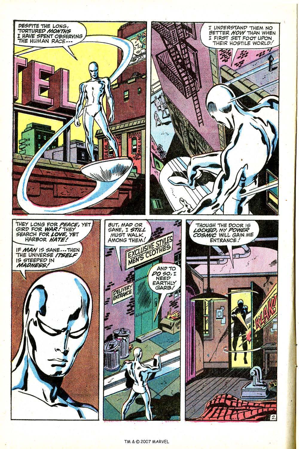 Read online Silver Surfer (1968) comic -  Issue #15 - 4