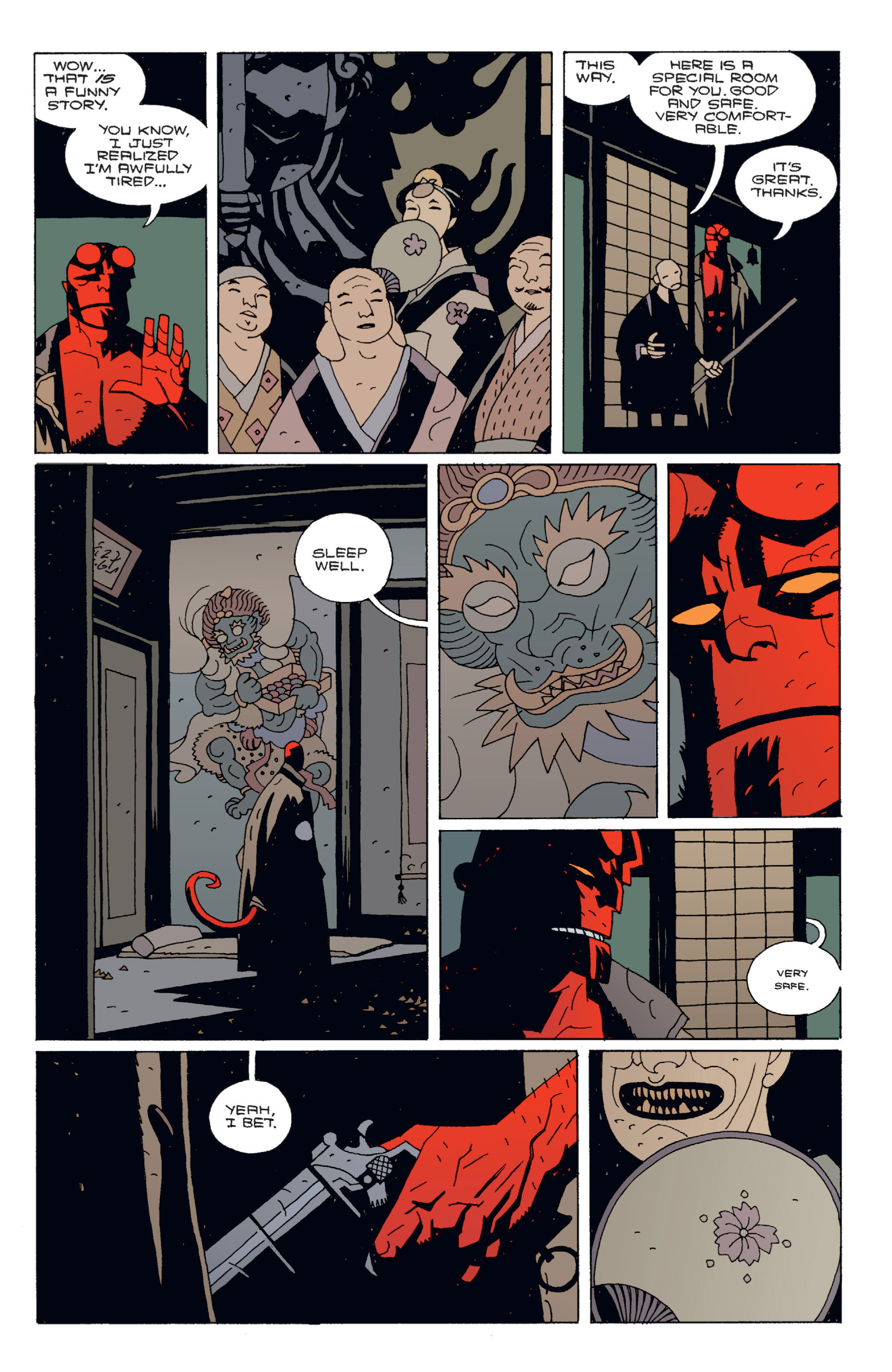 Read online Hellboy comic -  Issue #4 - 38
