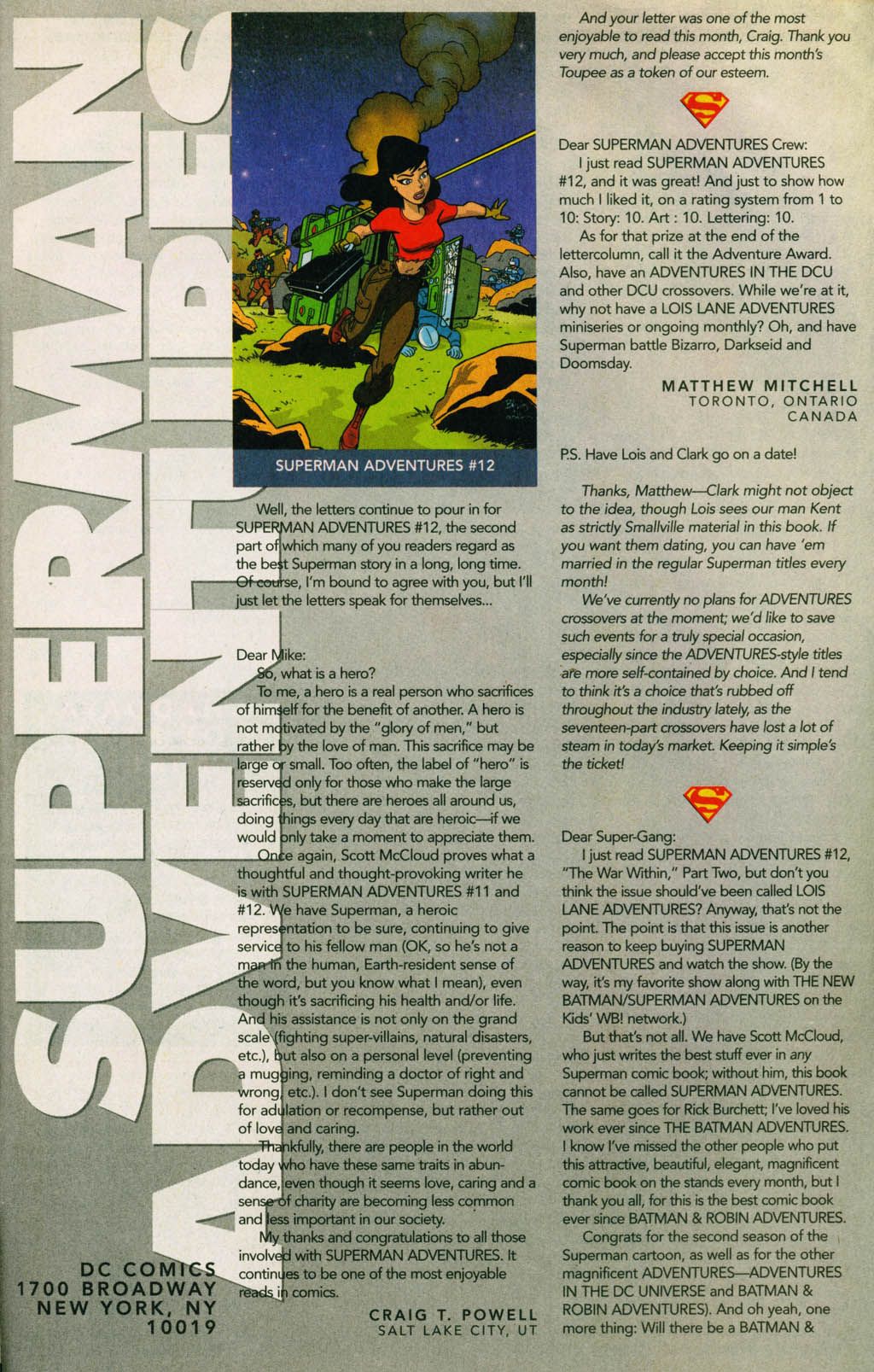 Read online Superman Adventures comic -  Issue #17 - 24