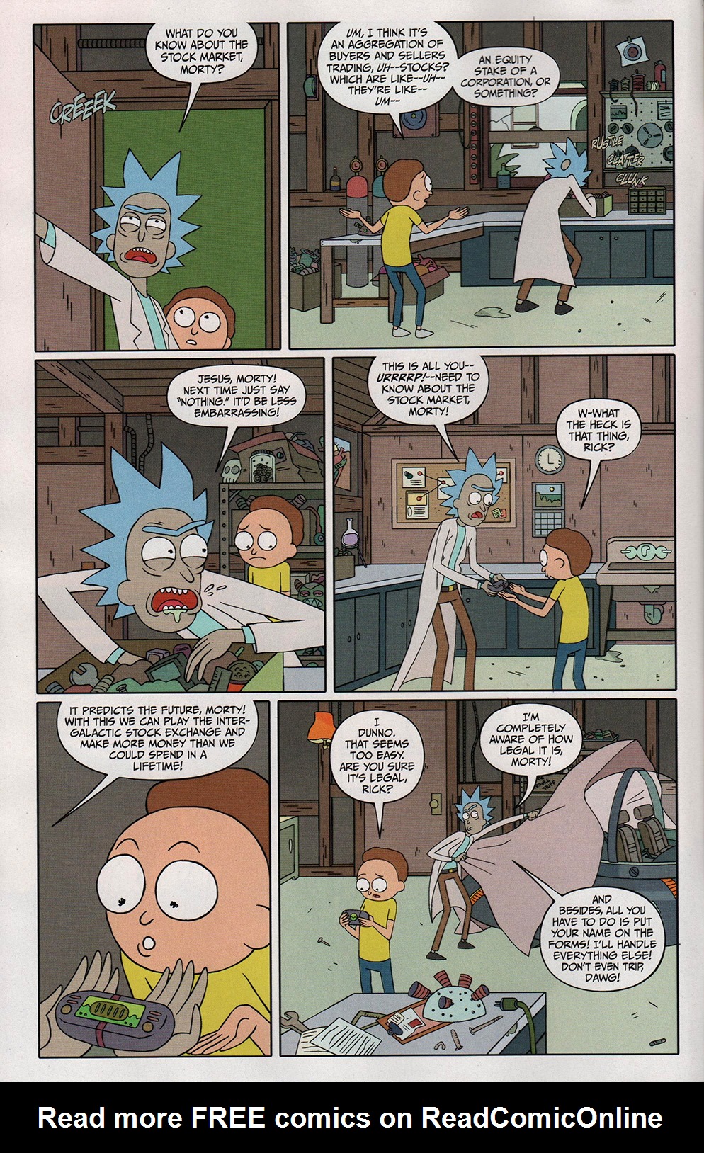 Read online Free Comic Book Day 2017 comic -  Issue # Rick and Morty - 4