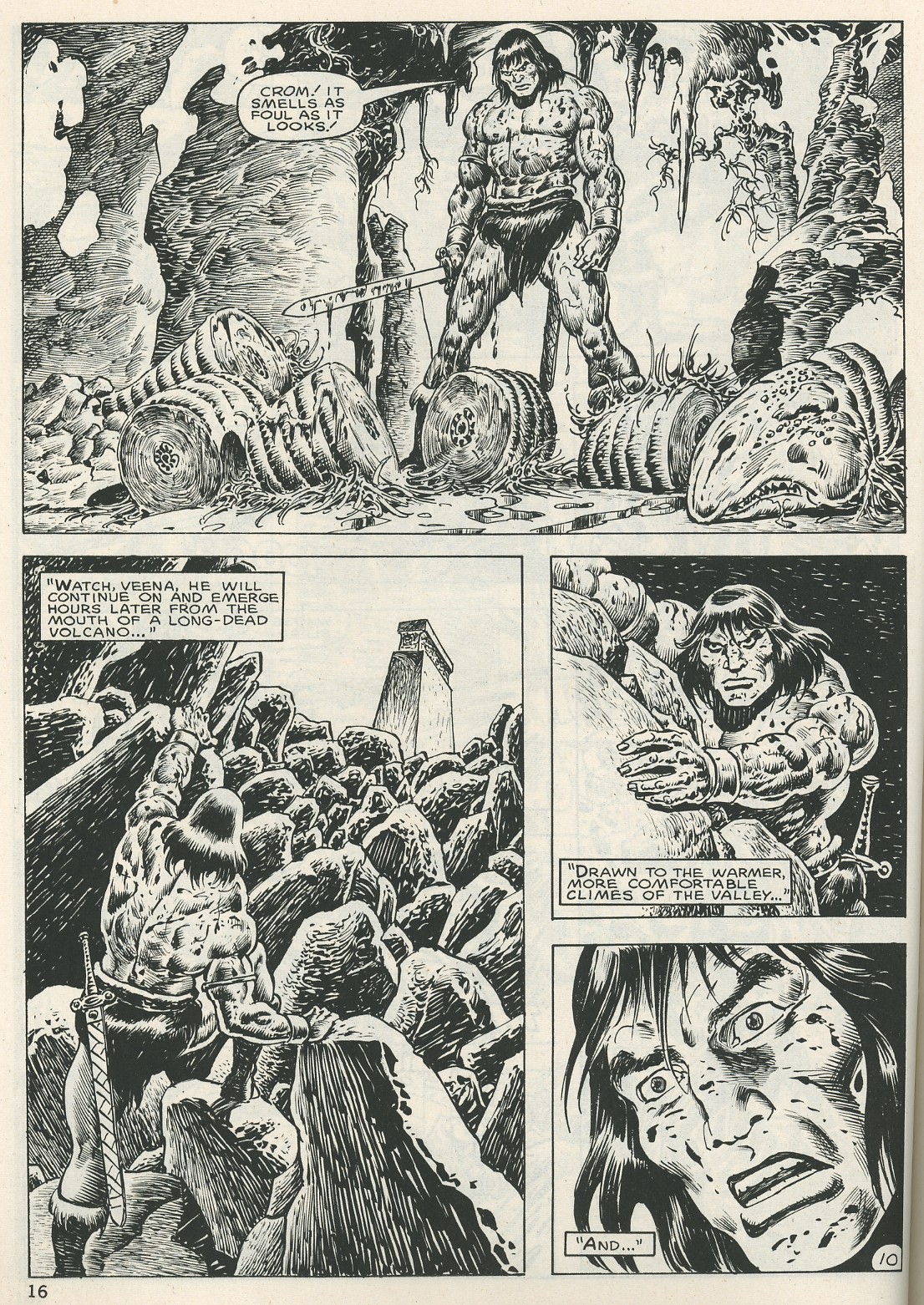 Read online The Savage Sword Of Conan comic -  Issue #123 - 16