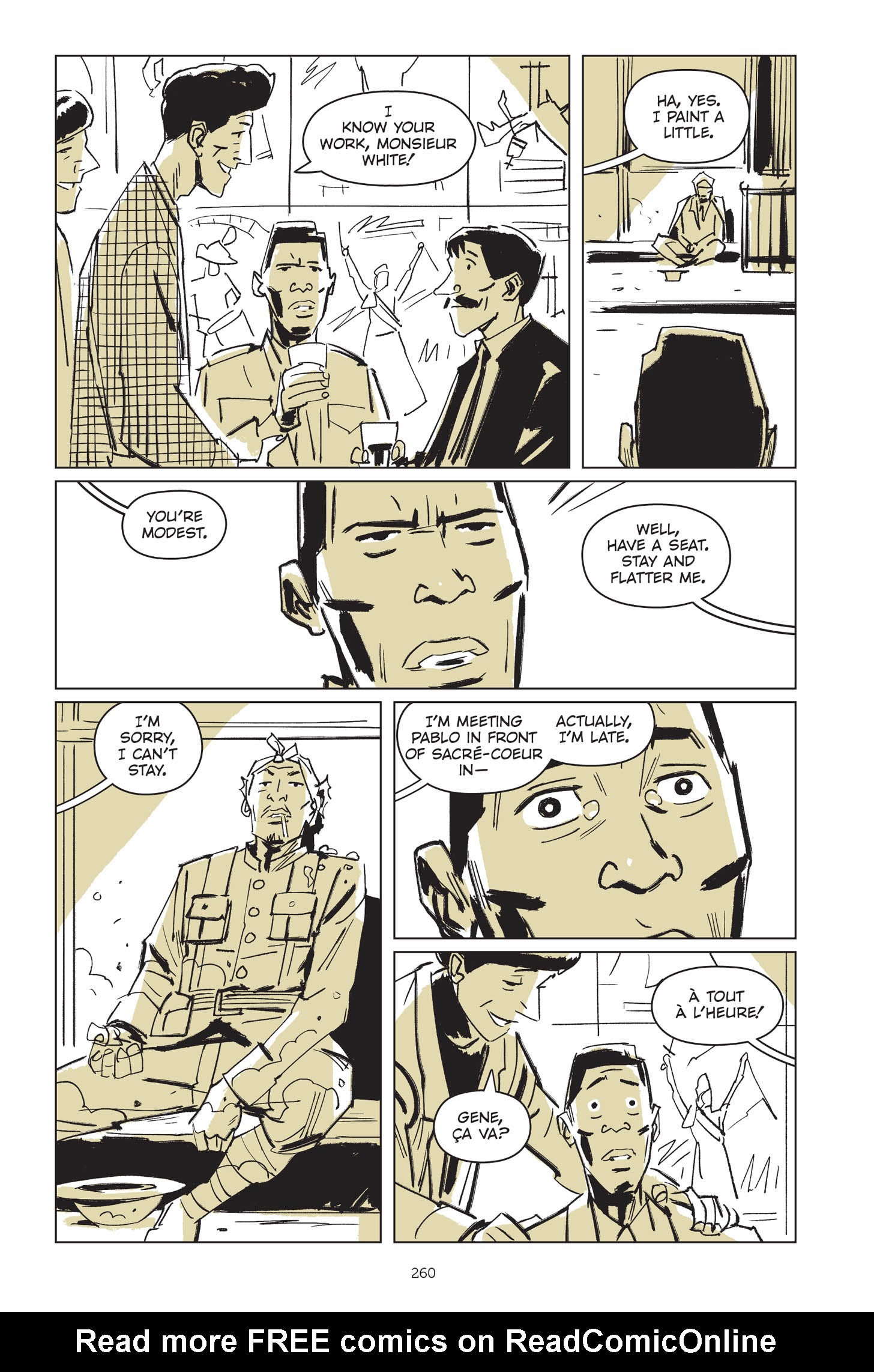 Read online Now Let Me Fly: A Portrait of Eugene Bullard comic -  Issue # TPB (Part 3) - 56