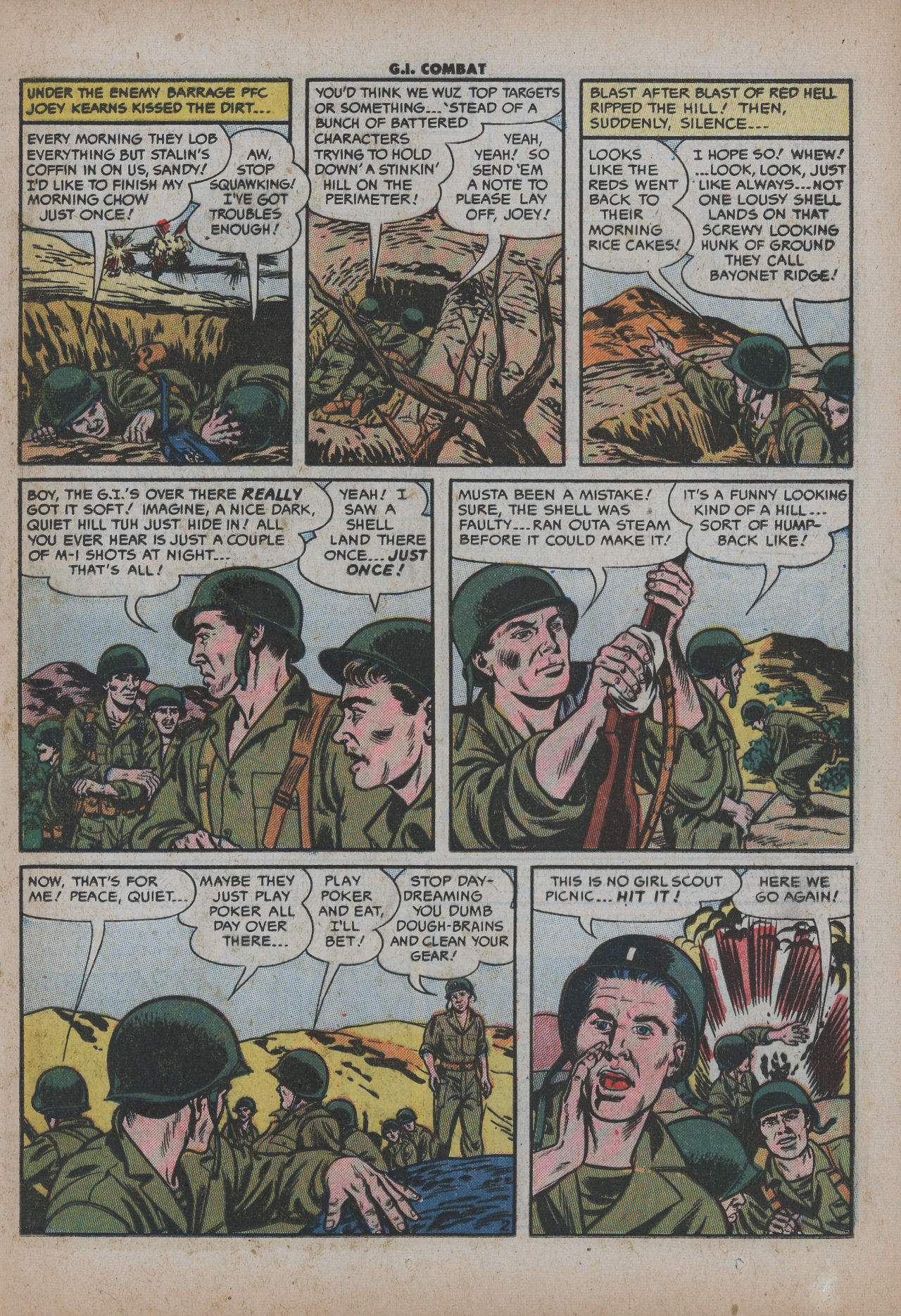 Read online G.I. Combat (1952) comic -  Issue #12 - 19