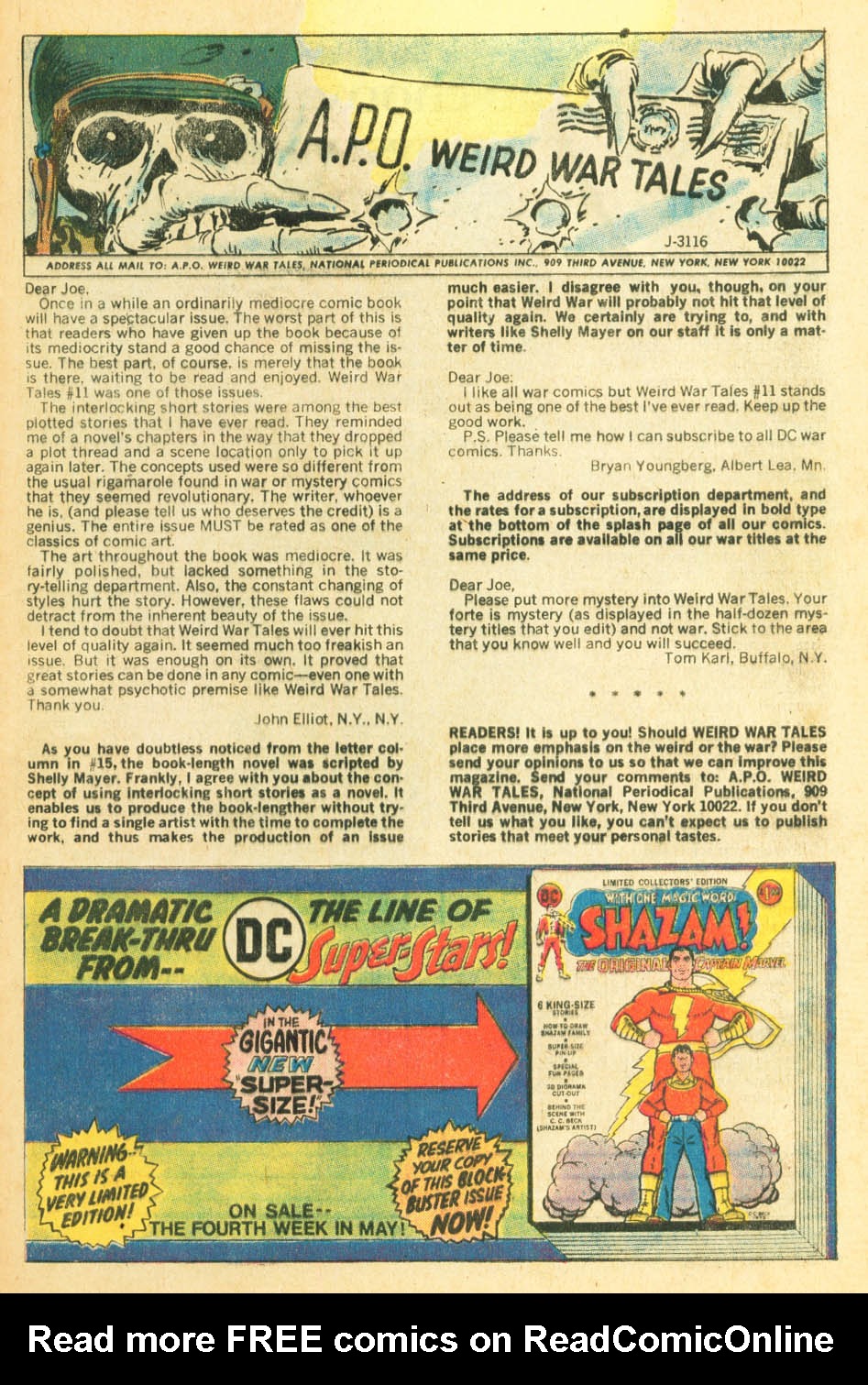 Read online Weird War Tales (1971) comic -  Issue #16 - 33