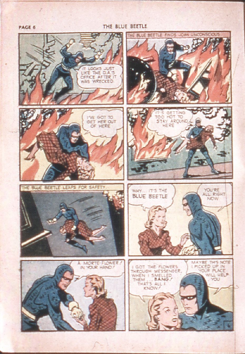 Read online The Blue Beetle comic -  Issue #7 - 8