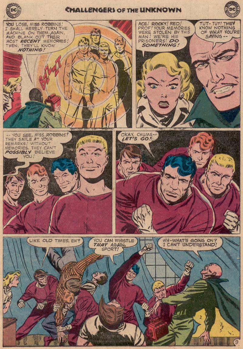 Read online Challengers of the Unknown (1958) comic -  Issue #9 - 11