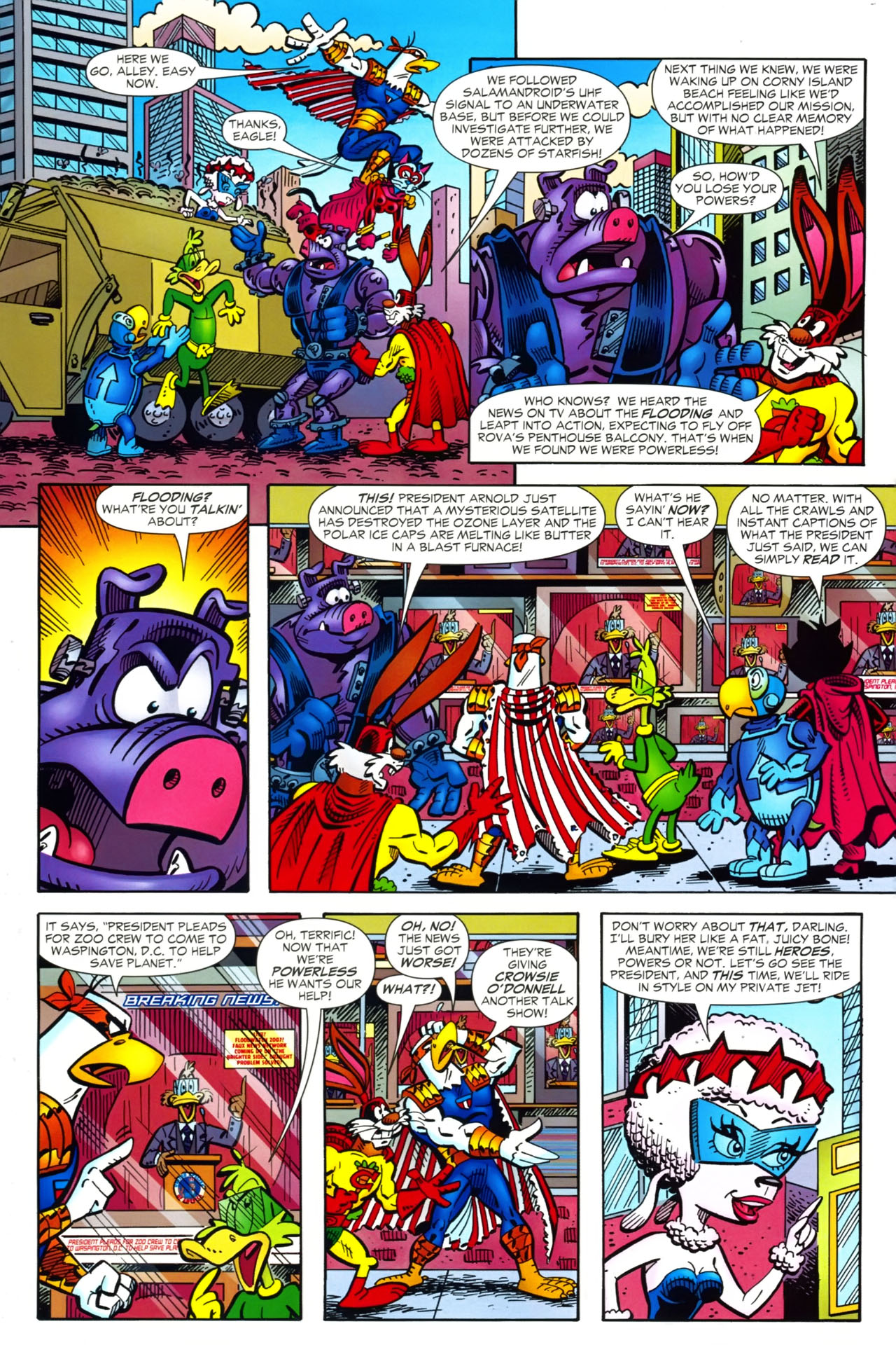 Read online Captain Carrot and the Final Ark comic -  Issue #3 - 4