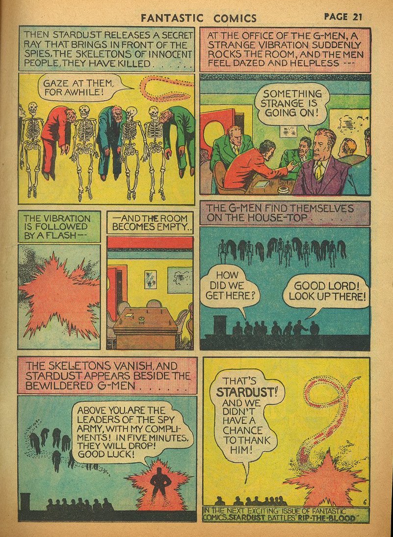 Read online Fantastic Comics comic -  Issue #1 - 24