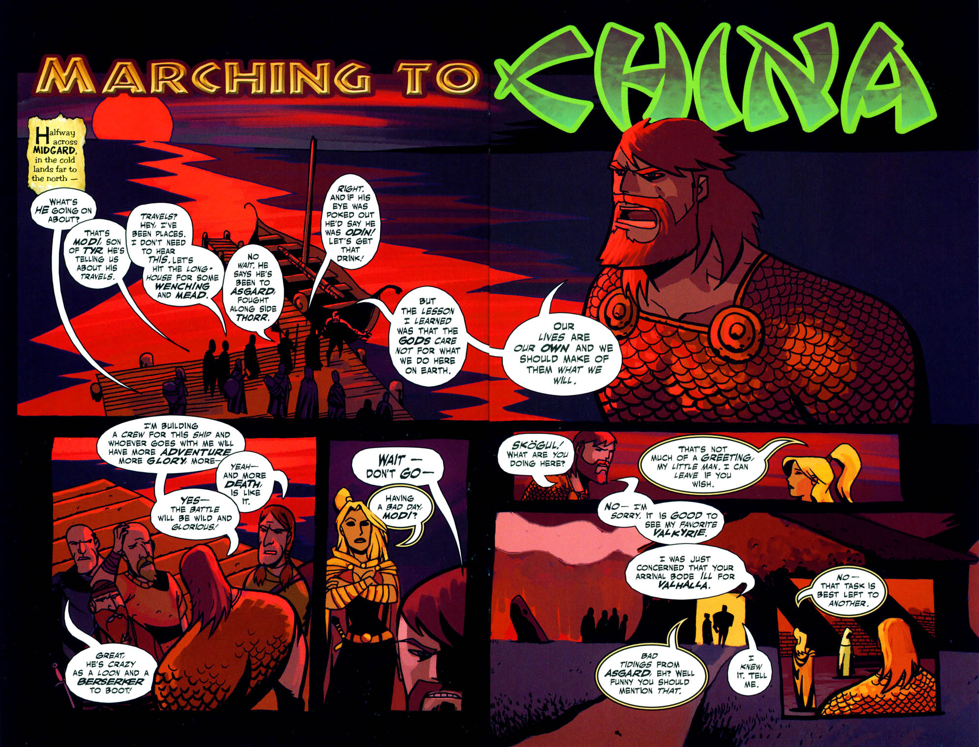 Read online Hammer of the Gods: Hammer Hits China comic -  Issue #1 - 10