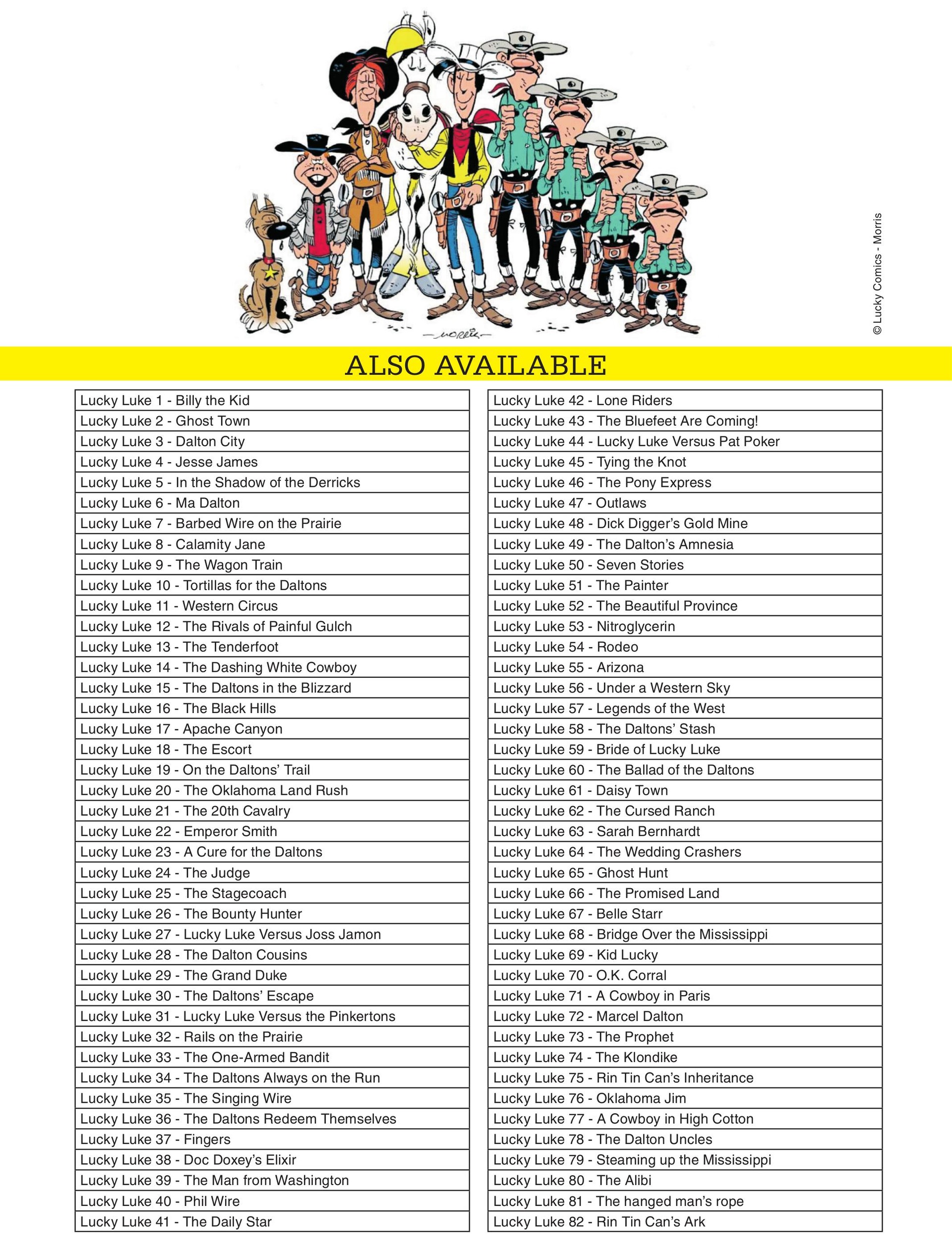 Read online A Lucky Luke Adventure comic -  Issue #82 - 50