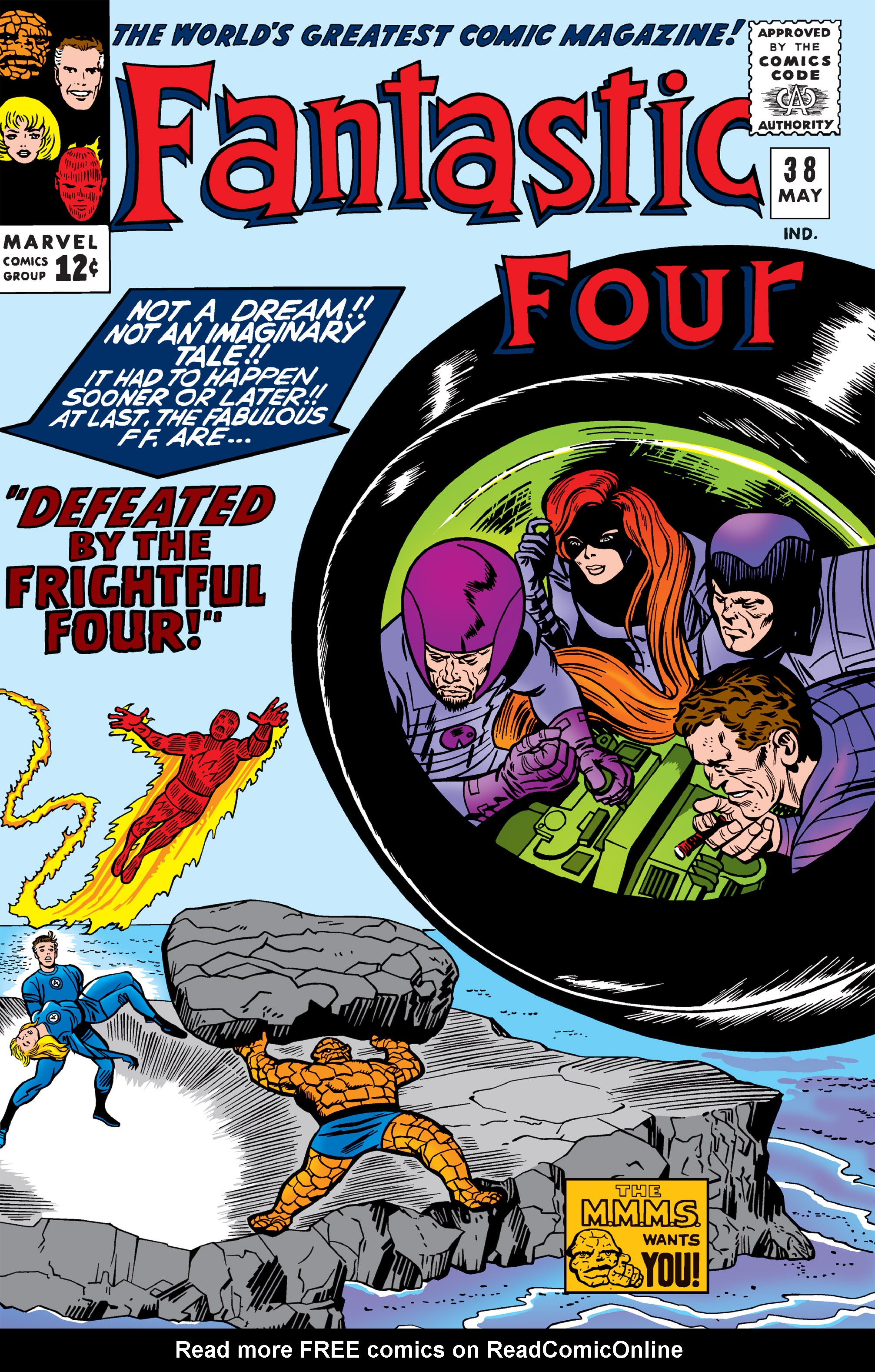 Read online Fantastic Four (1961) comic -  Issue #38 - 1