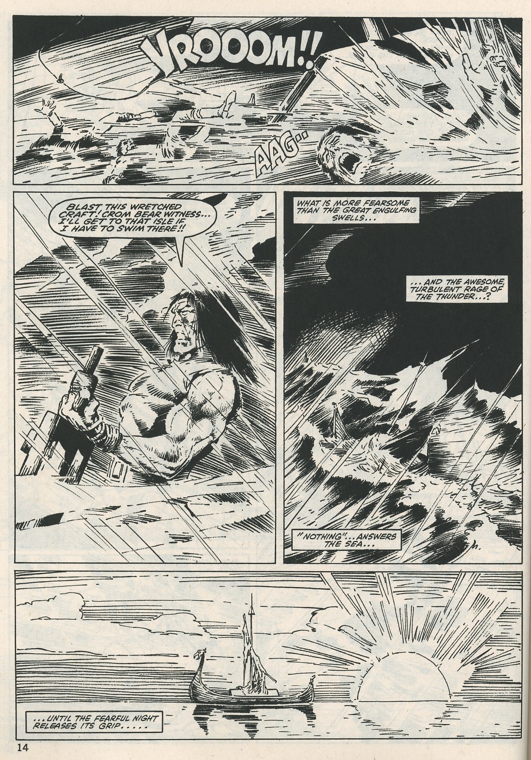 Read online The Savage Sword Of Conan comic -  Issue #115 - 14