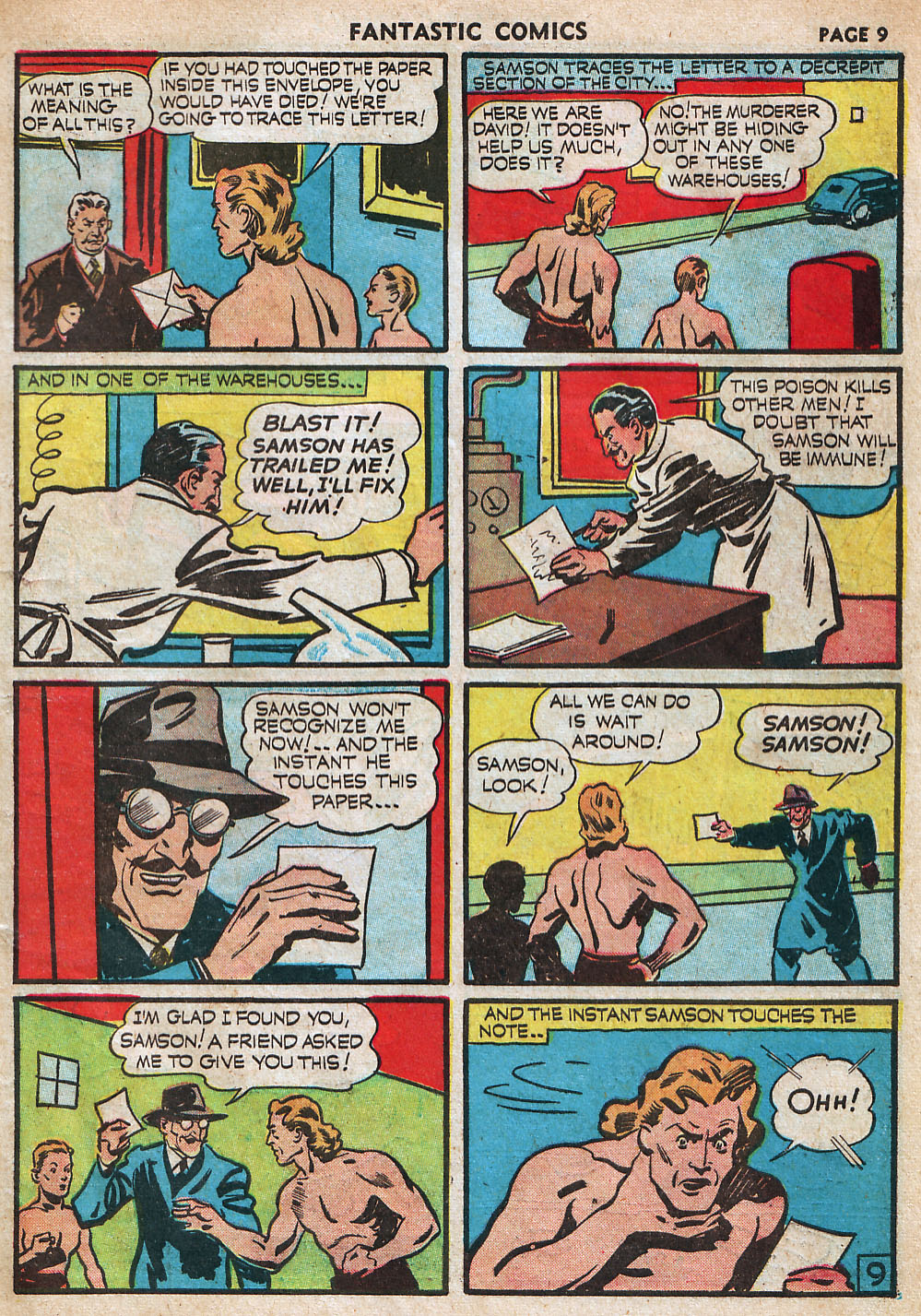 Read online Fantastic Comics comic -  Issue #18 - 11