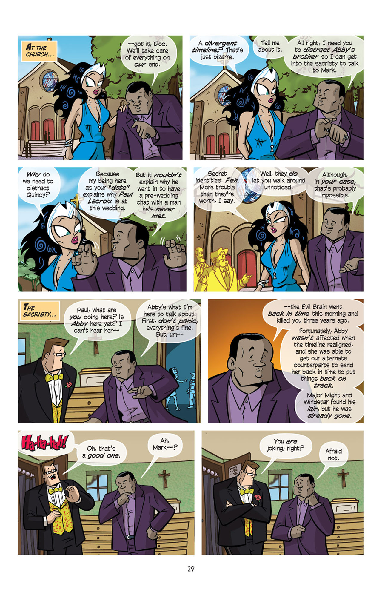 Read online Love and Capes comic -  Issue #12 - 32