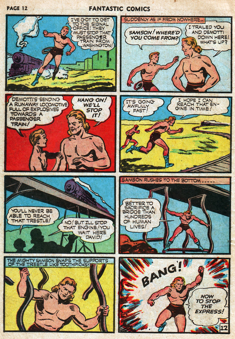 Read online Fantastic Comics comic -  Issue #18 - 14