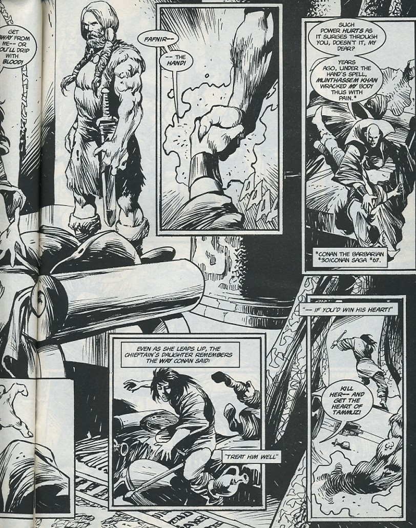 Read online The Savage Sword Of Conan comic -  Issue #221 - 57