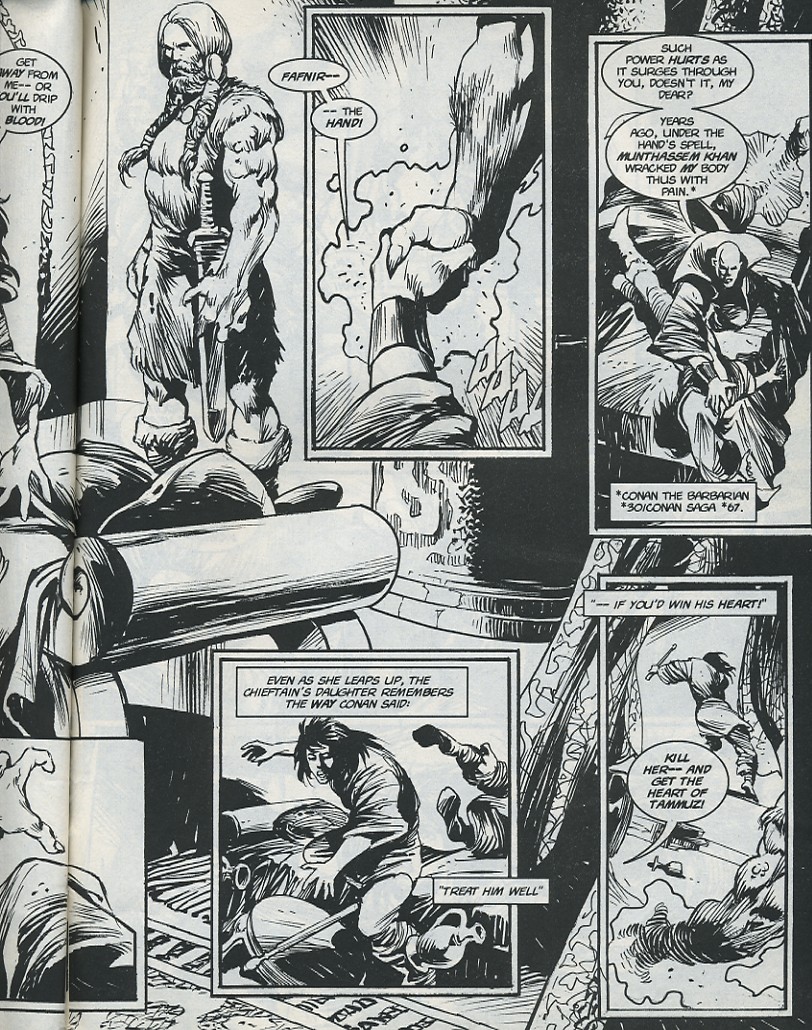 The Savage Sword Of Conan issue 221 - Page 57